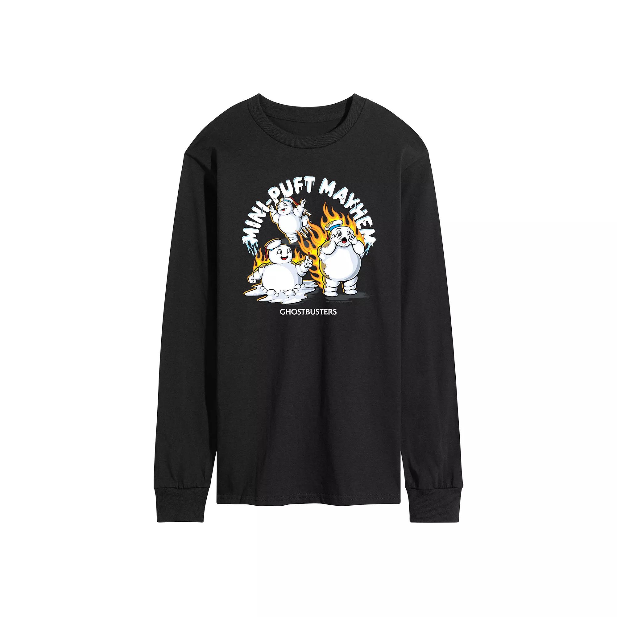 Men's Ghostbusters Frozen Empire Mini Pufts Long Sleeve Graphic Tee,  Product Image