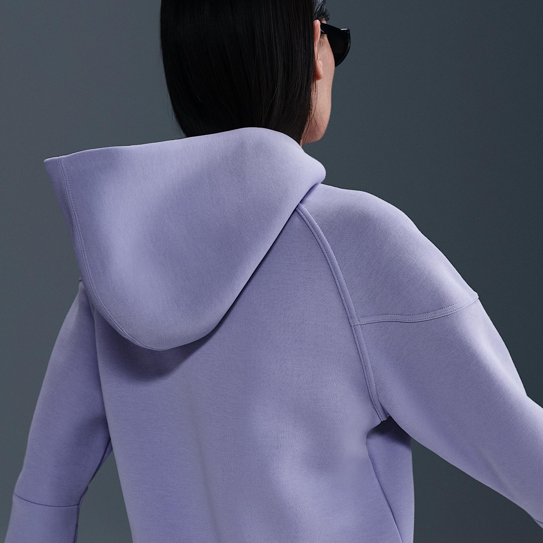 Womens Nike Sportswear Tech Fleece Windrunner Full-Zip Hoodie | FB8338-533 Product Image