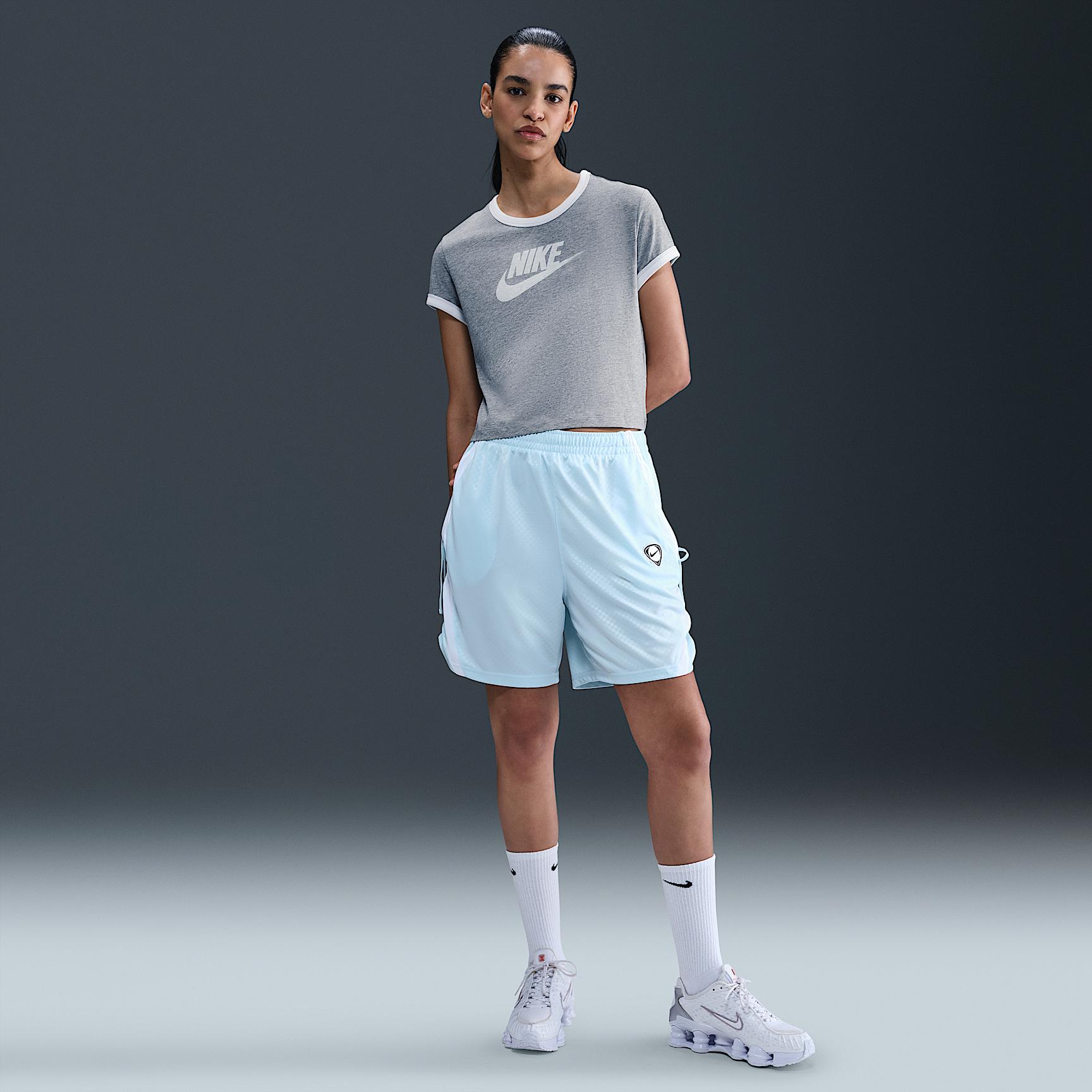 Womens Nike Sportswear Graphic Ringer T-Shirt | IF4072-063 Product Image