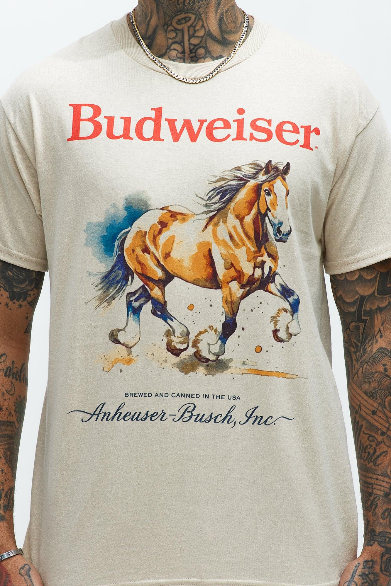 Budweiser Clydesdales Short Sleeve Tee - Sand Product Image