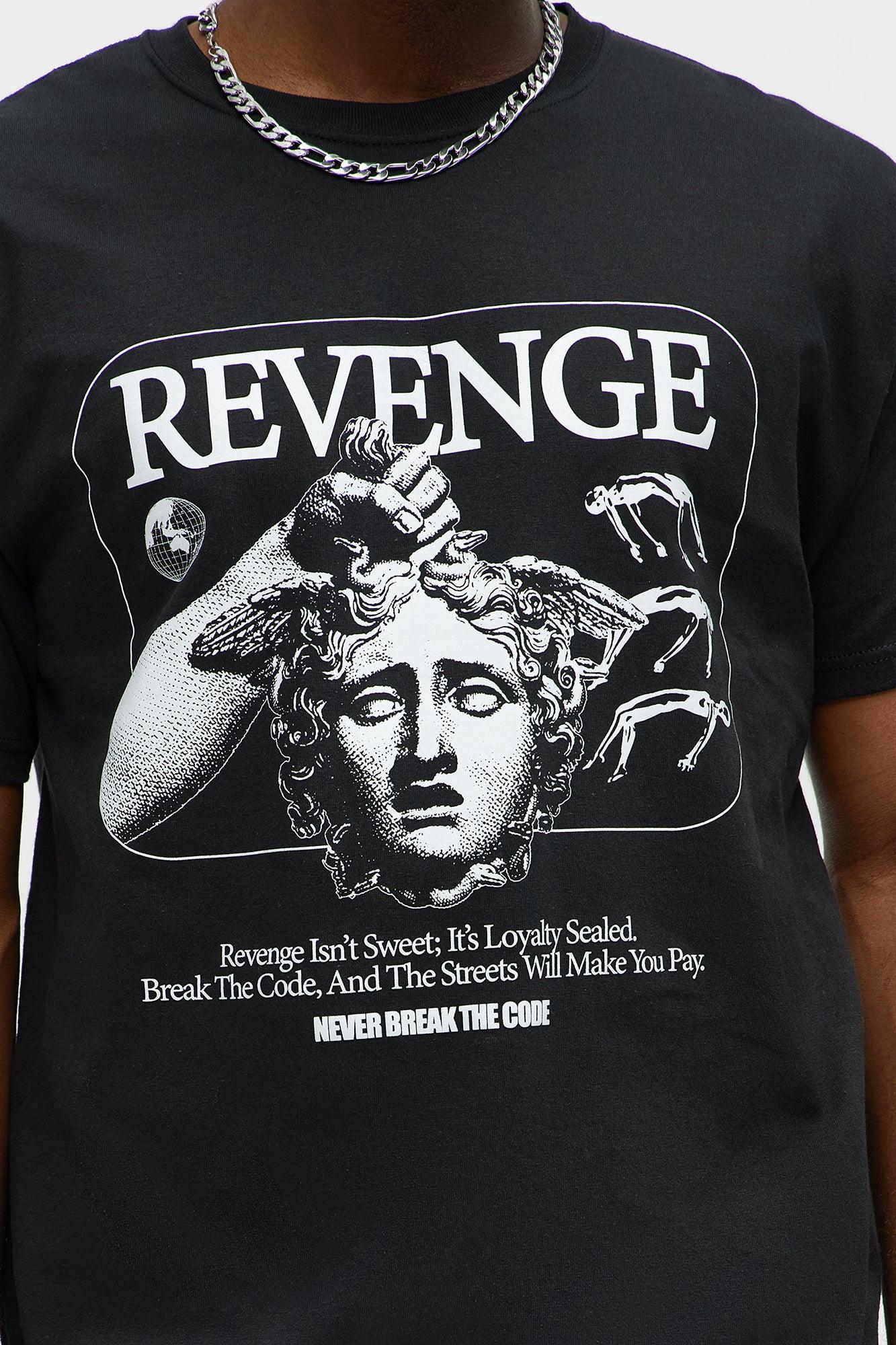 Revenge Isn't Sweet Short Sleeve Tee - Black Product Image