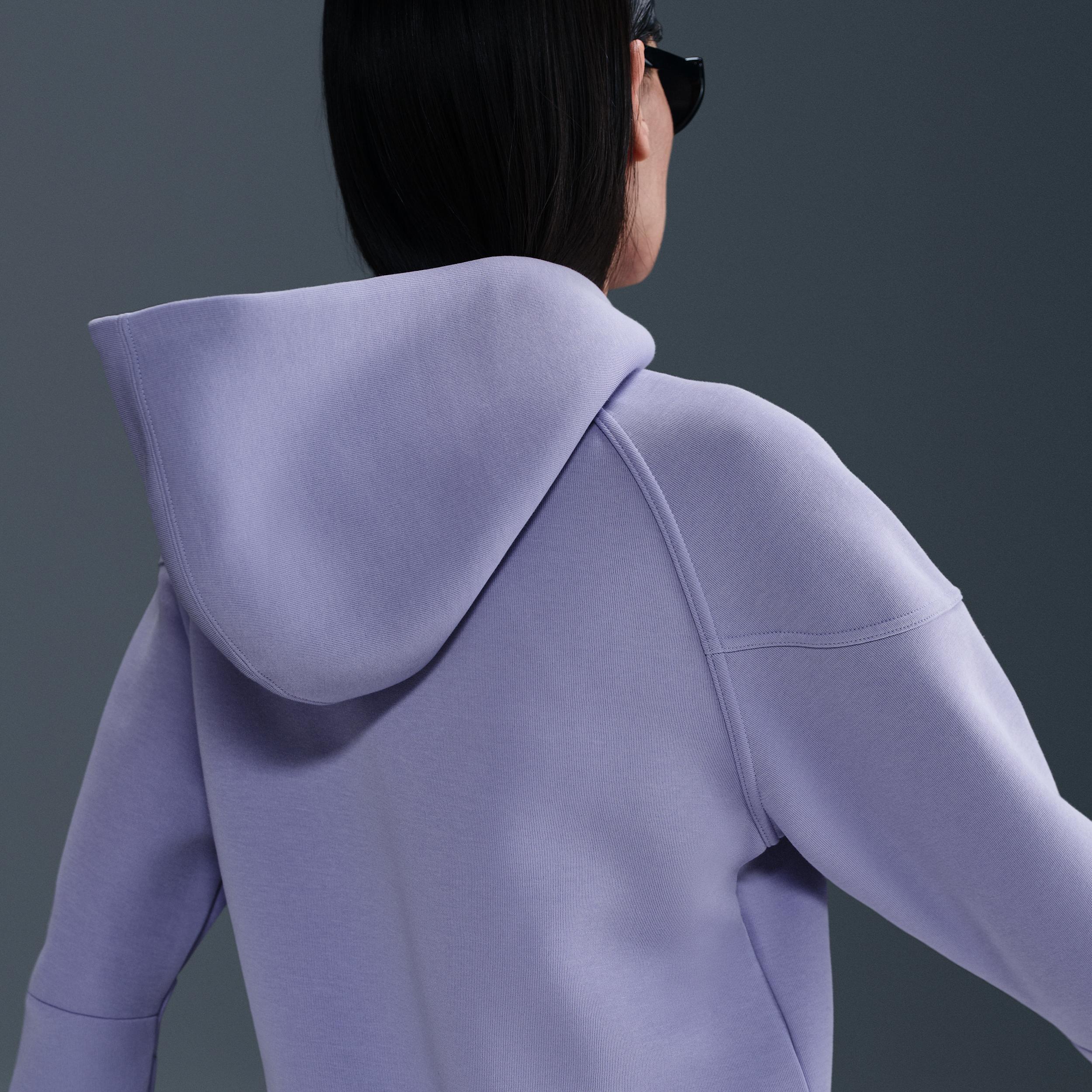 Womens Nike Sportswear Tech Fleece Windrunner Full-Zip Hoodie | FB8338-533 Product Image