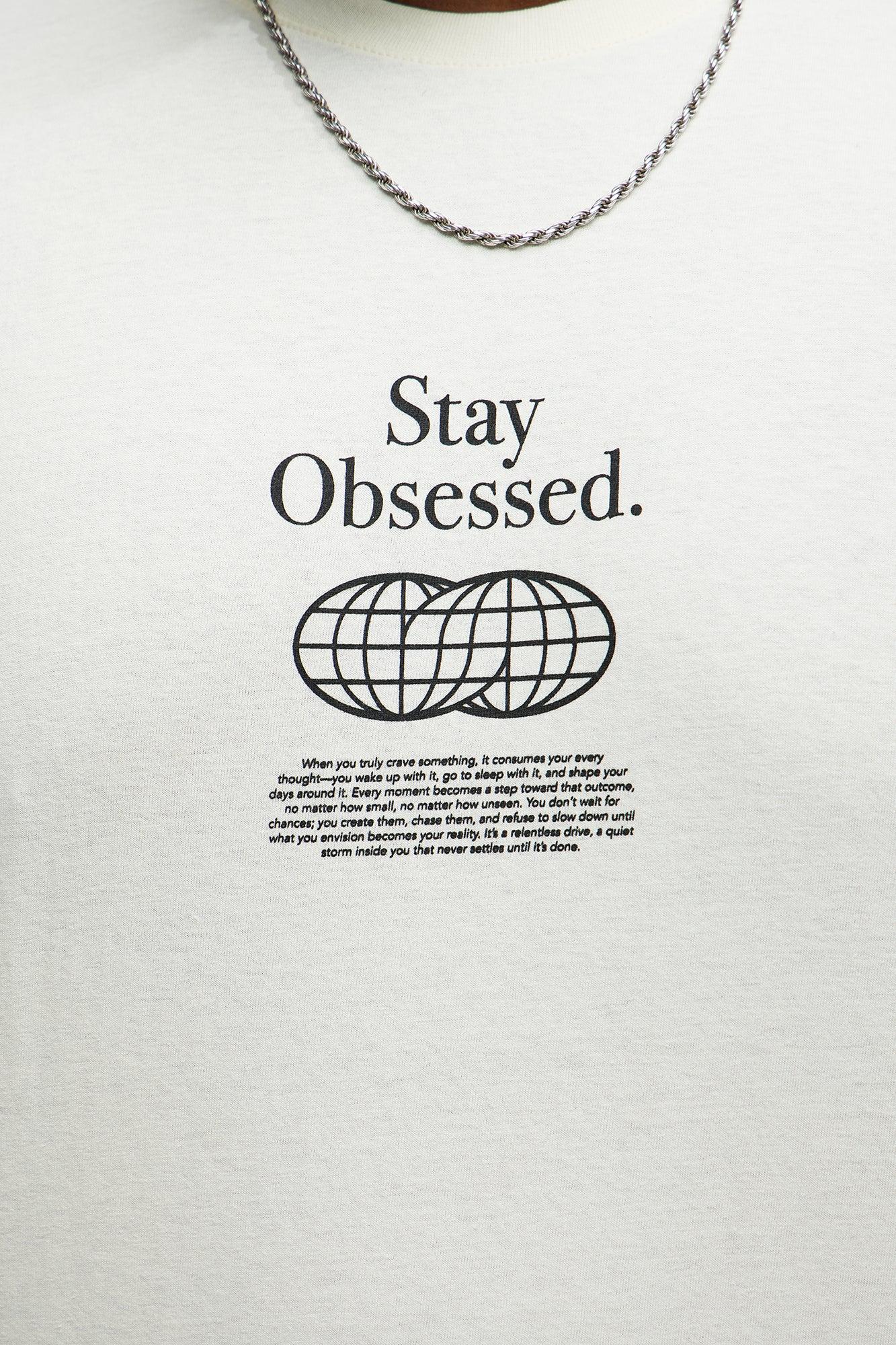 Stay Obsessed Short Sleeve Tee - Natural Male Product Image