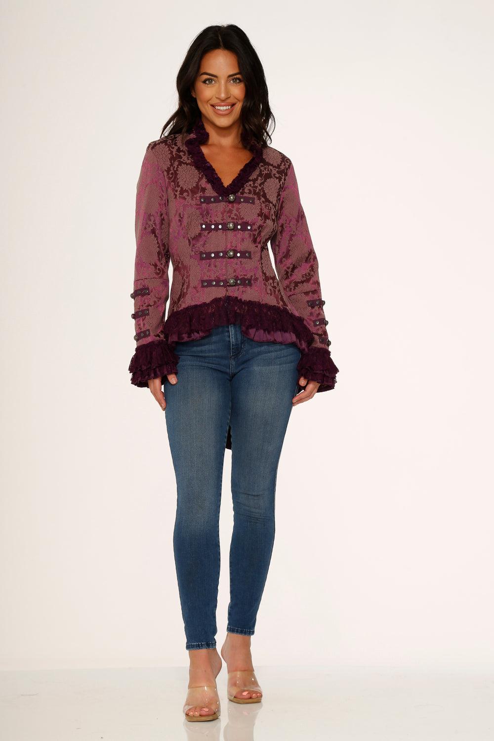 Purple Victorian Tailed Jacket Product Image