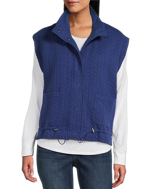 Westbound Quilted Button Front Vest Product Image