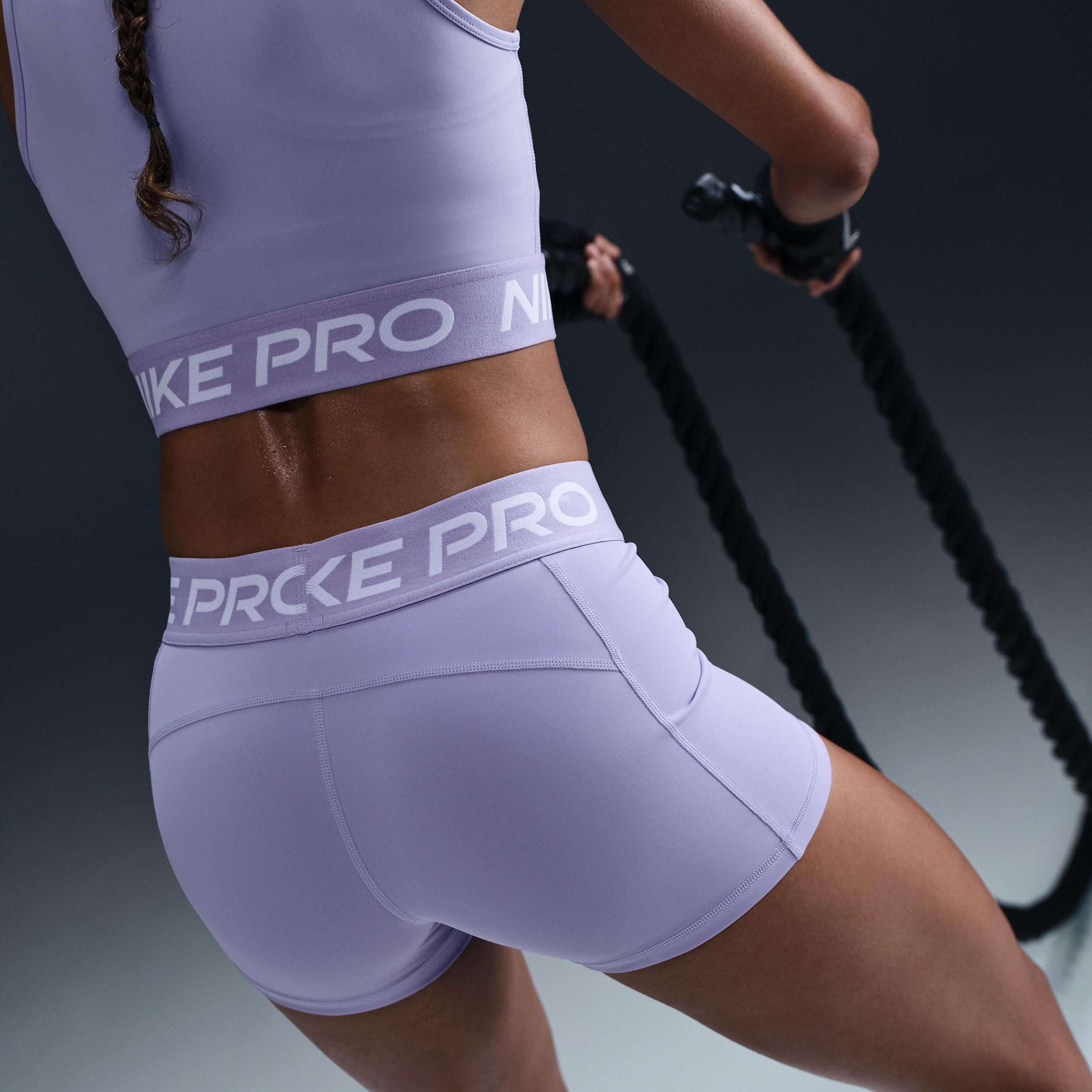 Womens Nike Pro 3 Shorts | CZ9857-533 Product Image