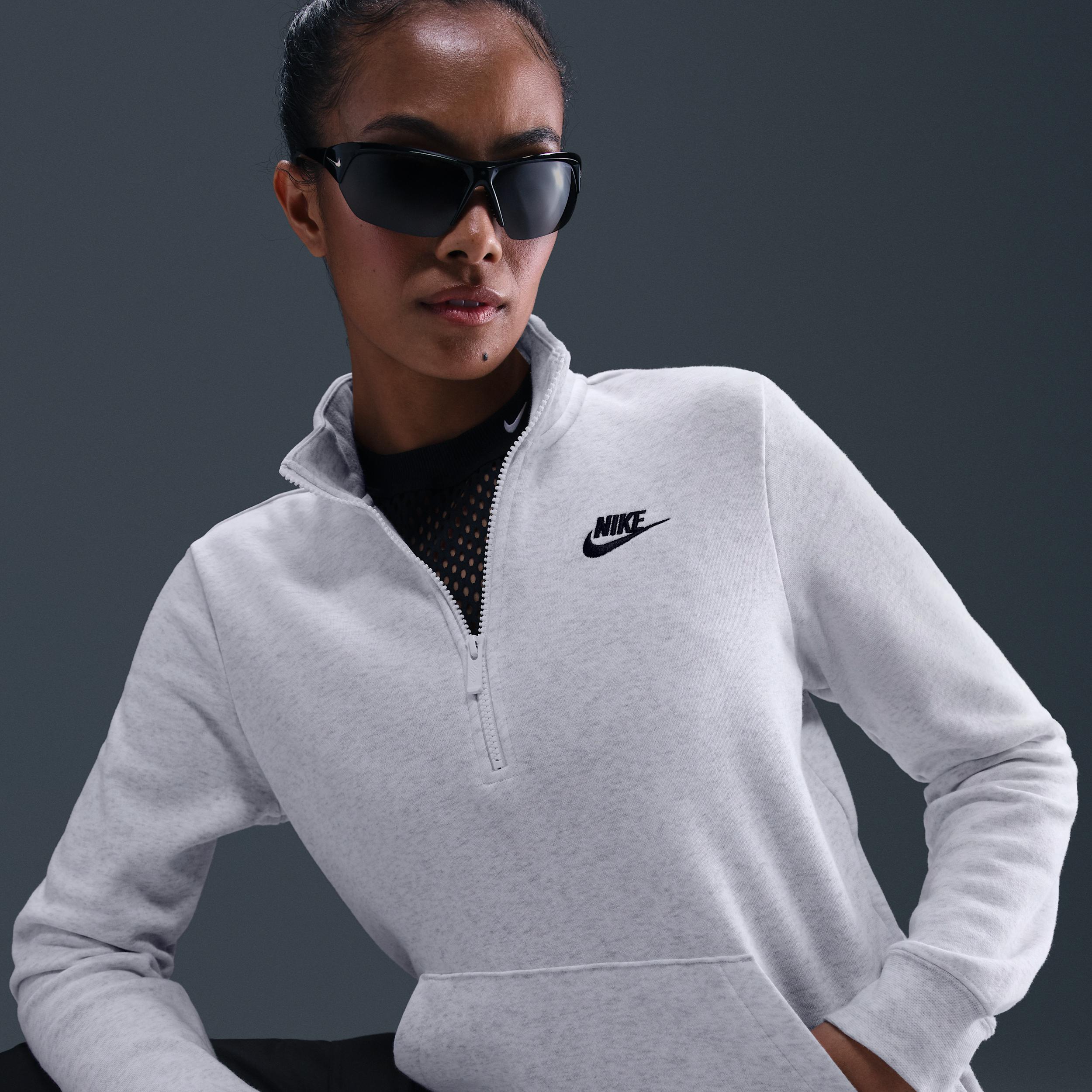 Women's Nike Sportswear Club Fleece Quarter-Zip Sweatshirt,  Product Image
