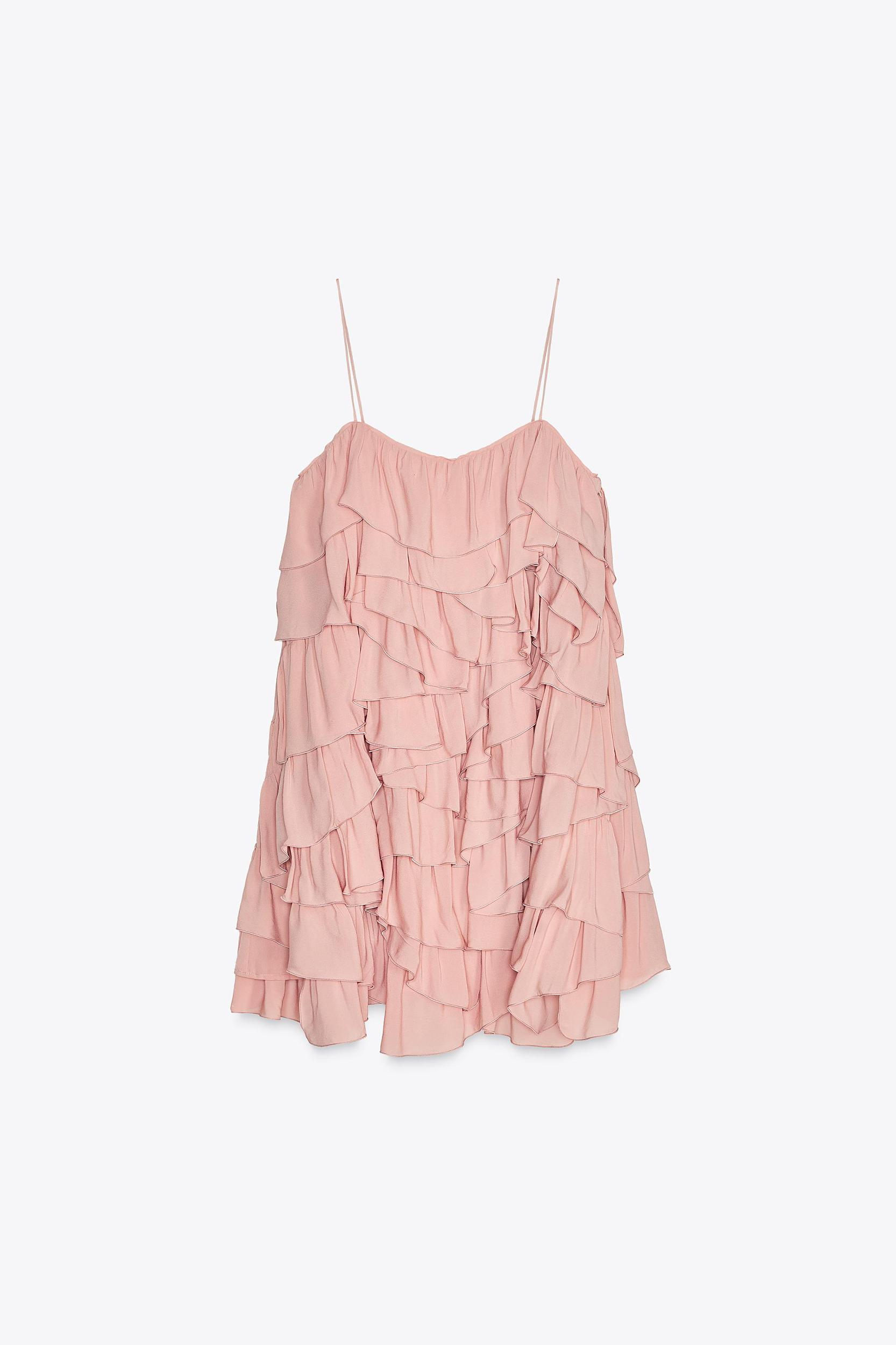 RUFFLED DRESS ZW COLLECTION Product Image