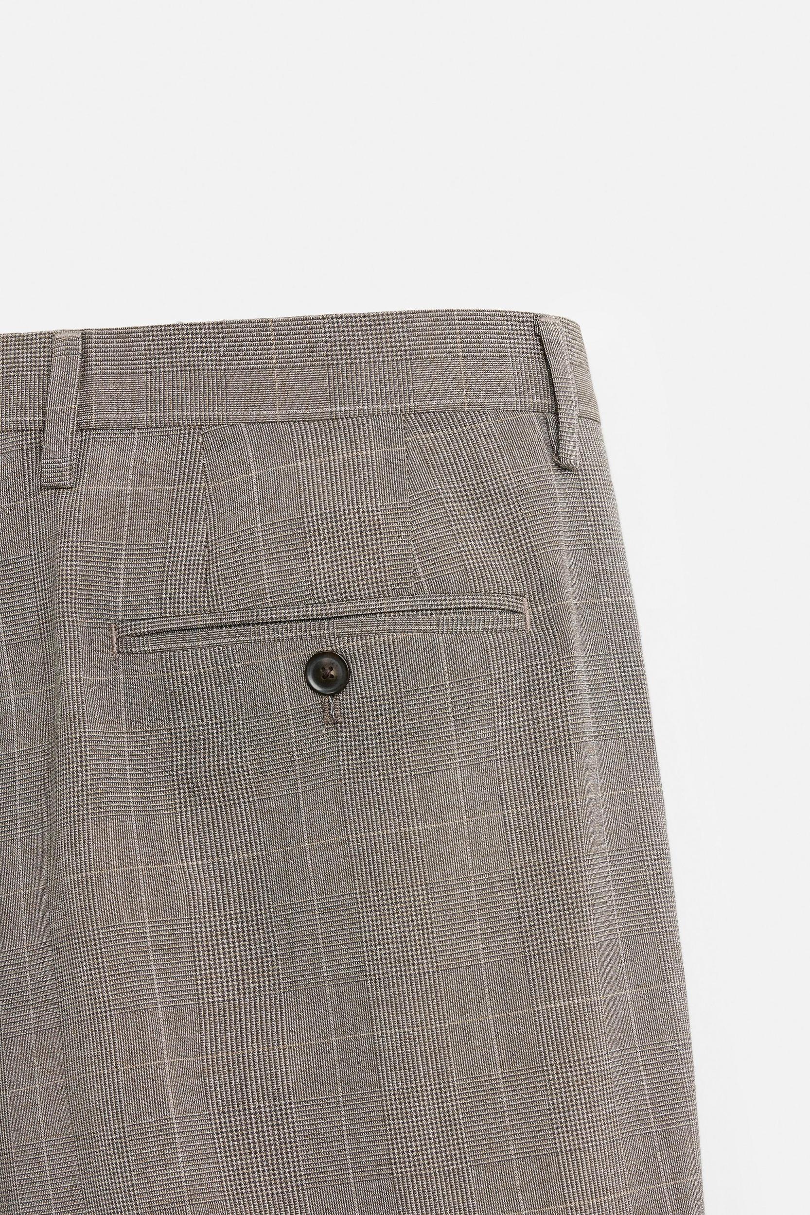PLAID SUIT PANTS Product Image