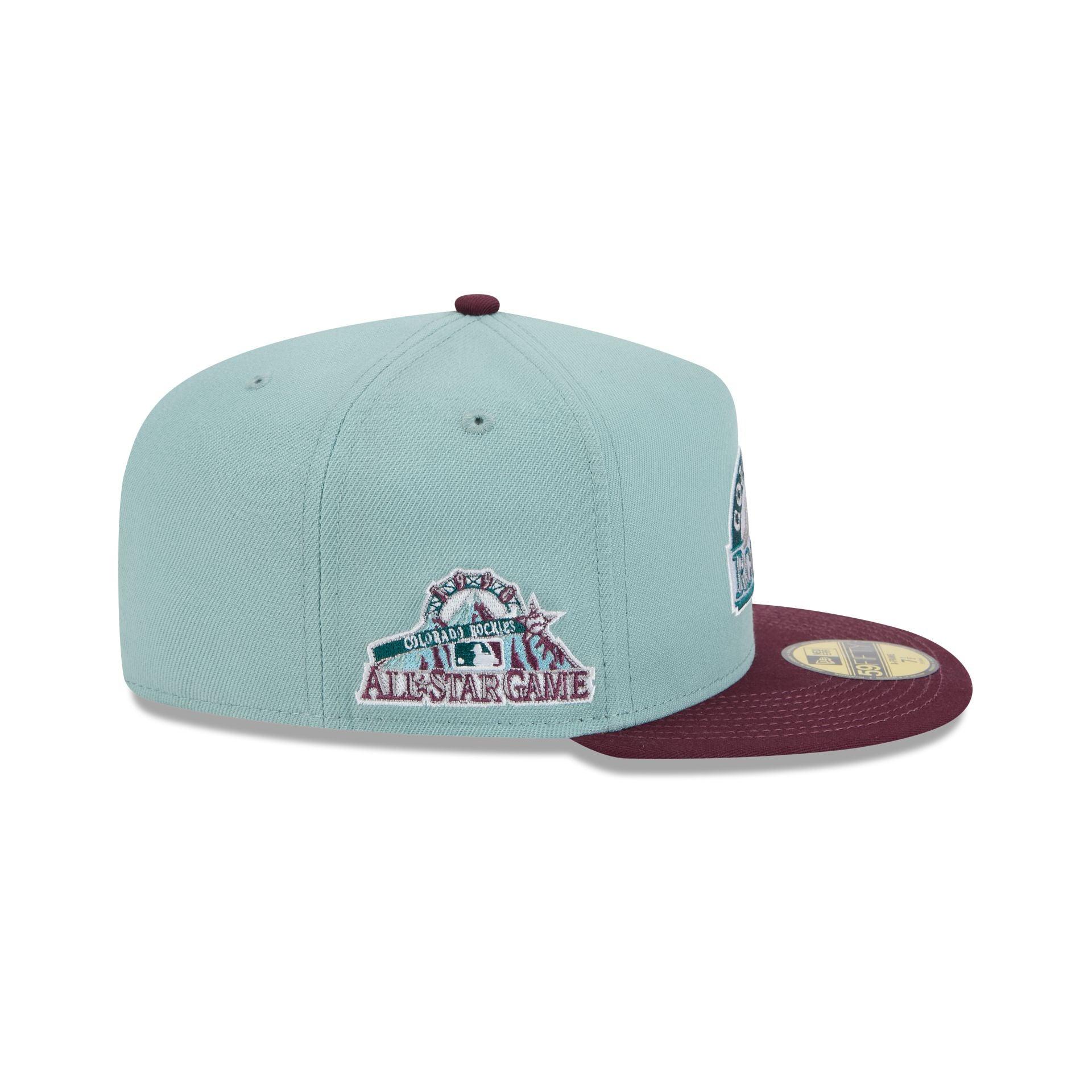 Colorado Rockies Beach Kiss Blue 59FIFTY A-Frame Fitted Hat Male Product Image
