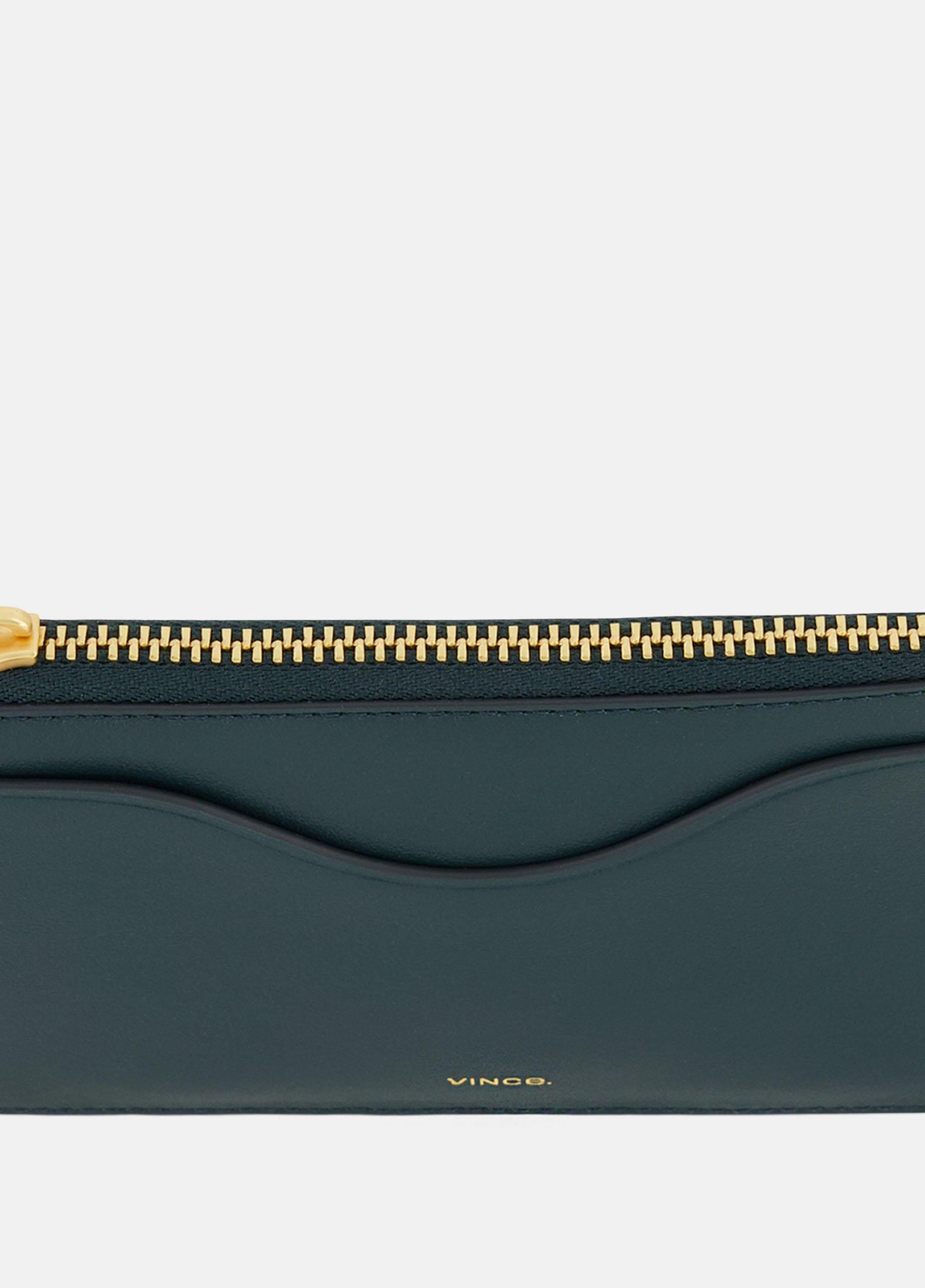 Leather Zip-Top Card Case Product Image