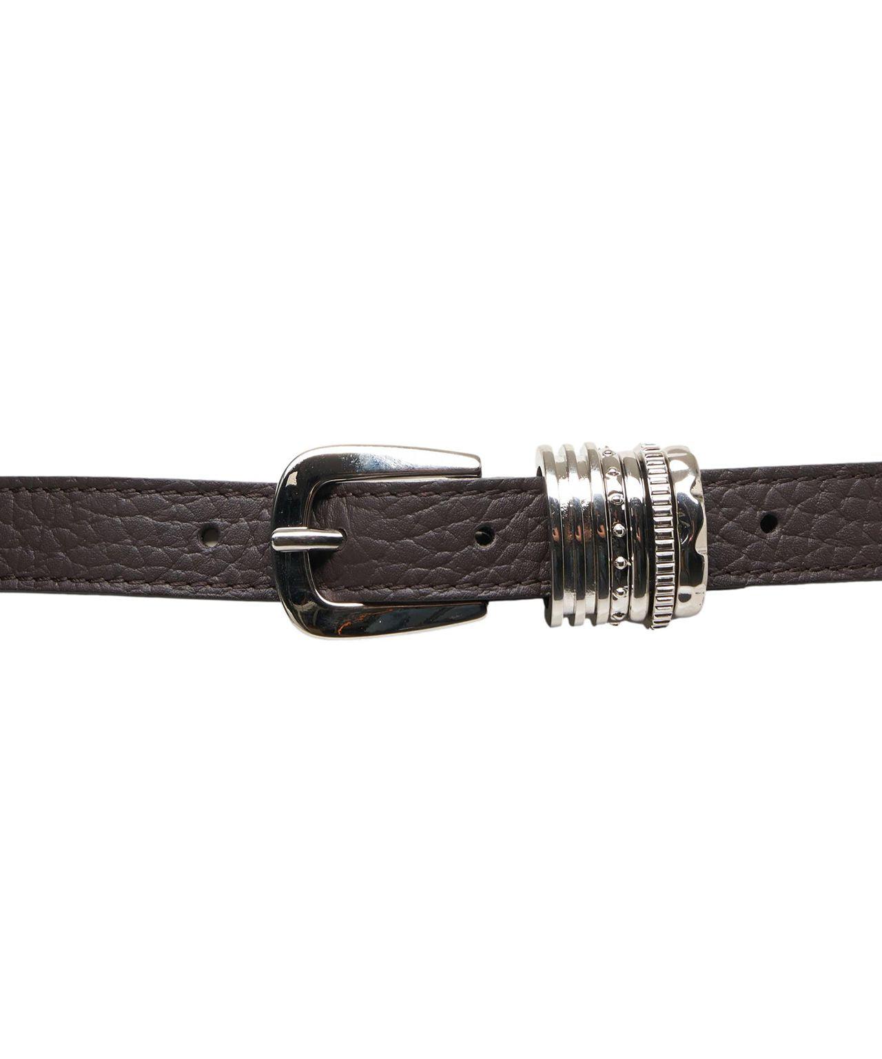 Belt in grained leather Product Image