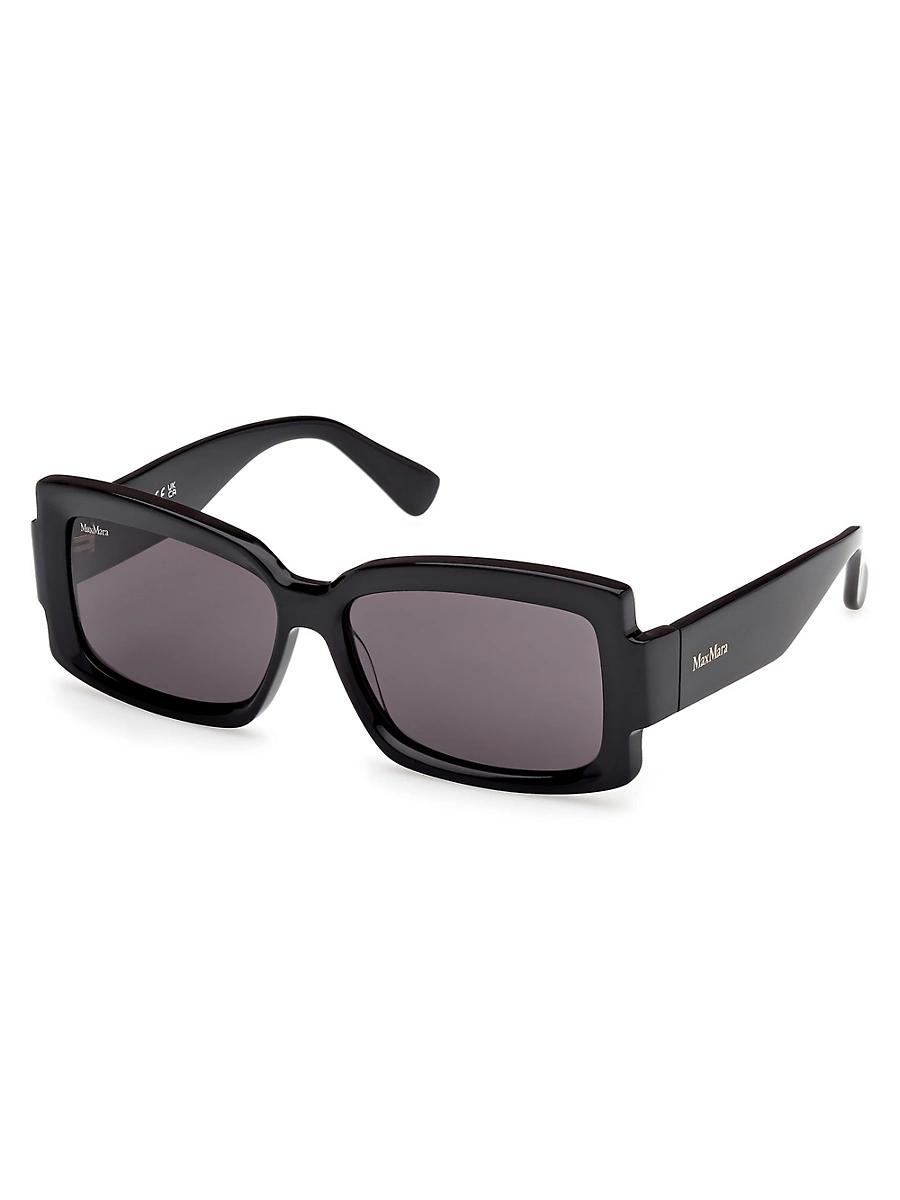 Womens Lee 57MM Rectangular Sunglasses Product Image