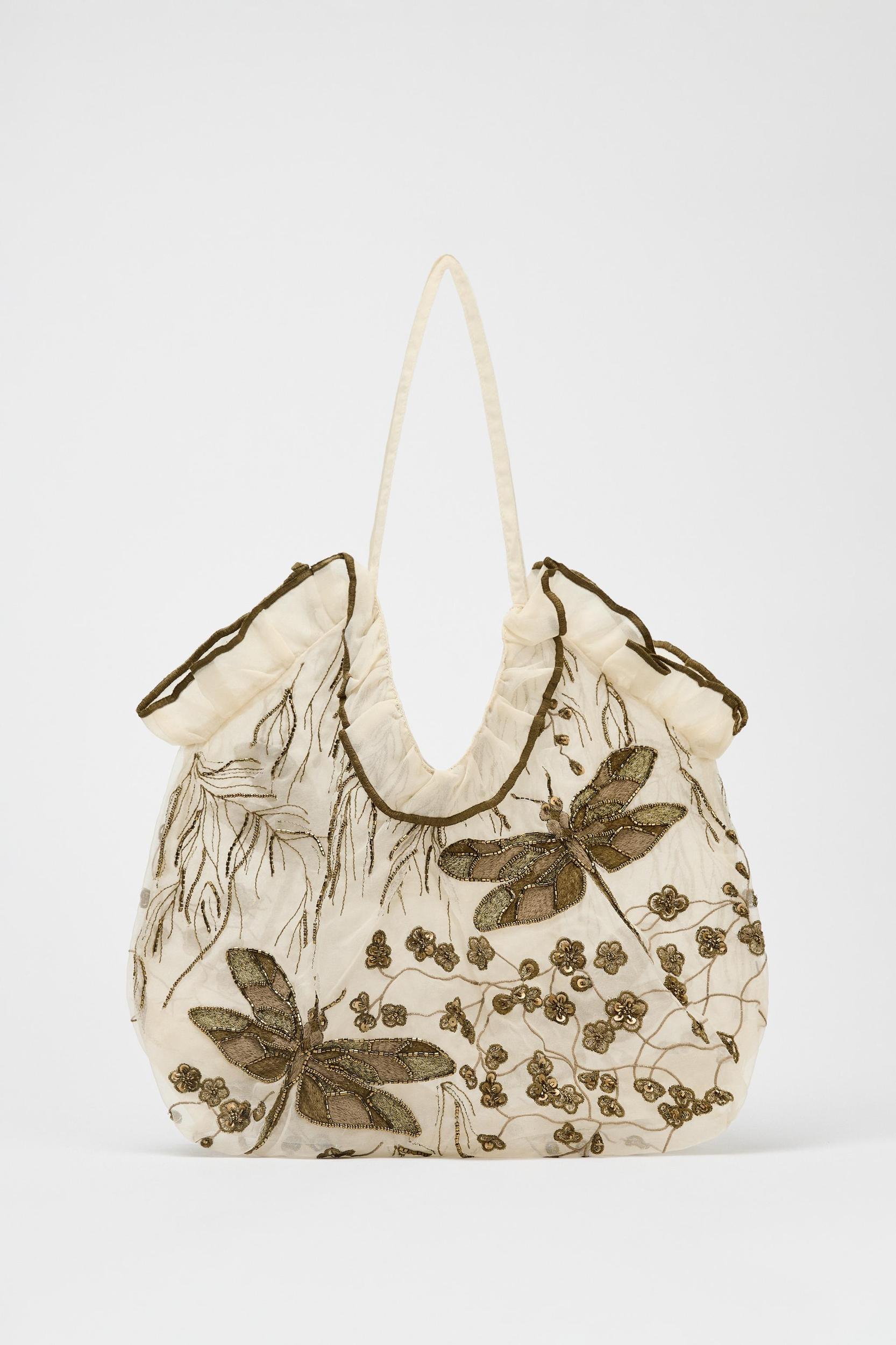 EMBROIDERED DETAIL SHOPPER Product Image