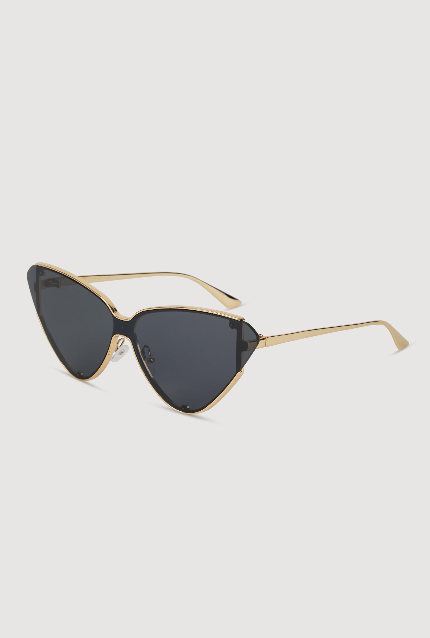 Metallic Frame Cat Eye Sunglasses Unisex Product Image