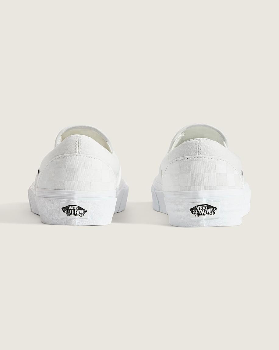 Vans | Classic Checkerboard Slip-On True White/True White Classics Shoe Product Image