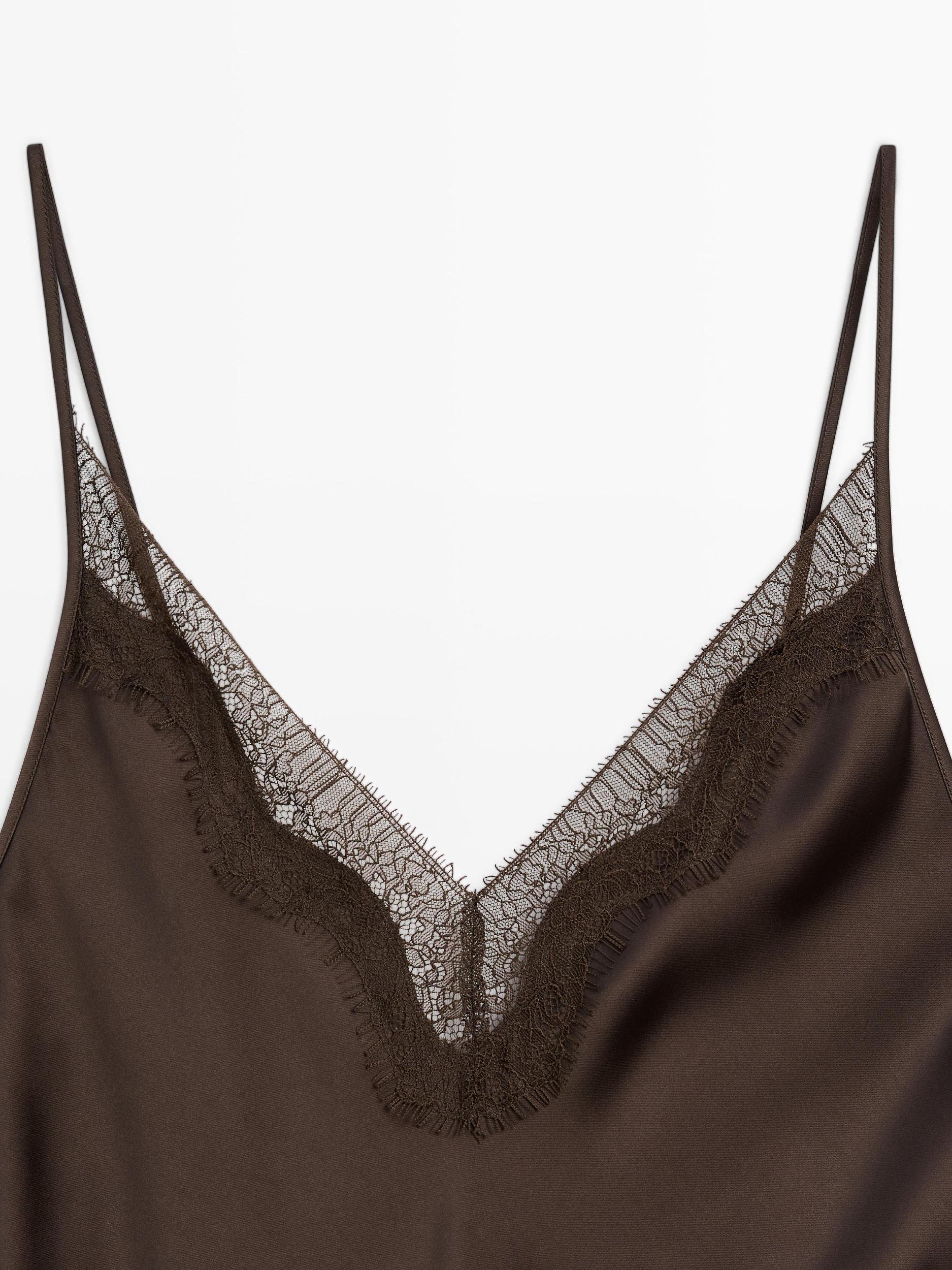 Long slip dress Product Image