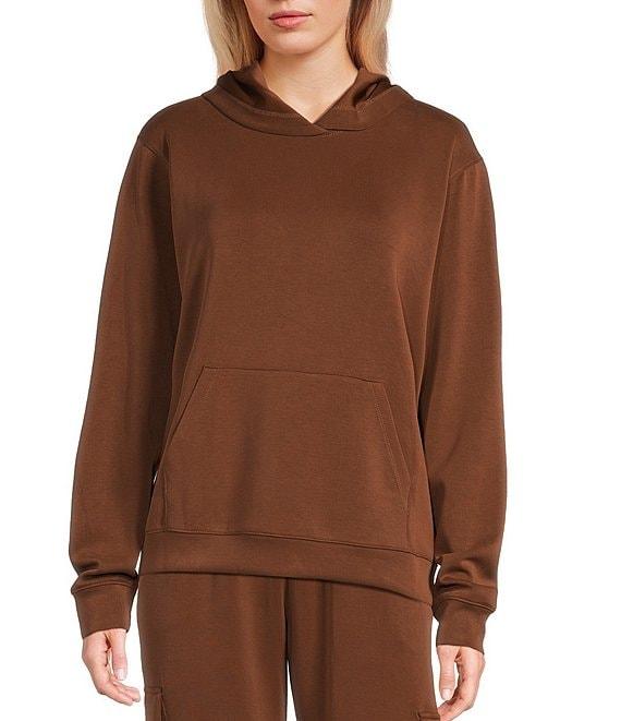 Copper Key Washed Scuba Knit Coordinating Hoodie Product Image