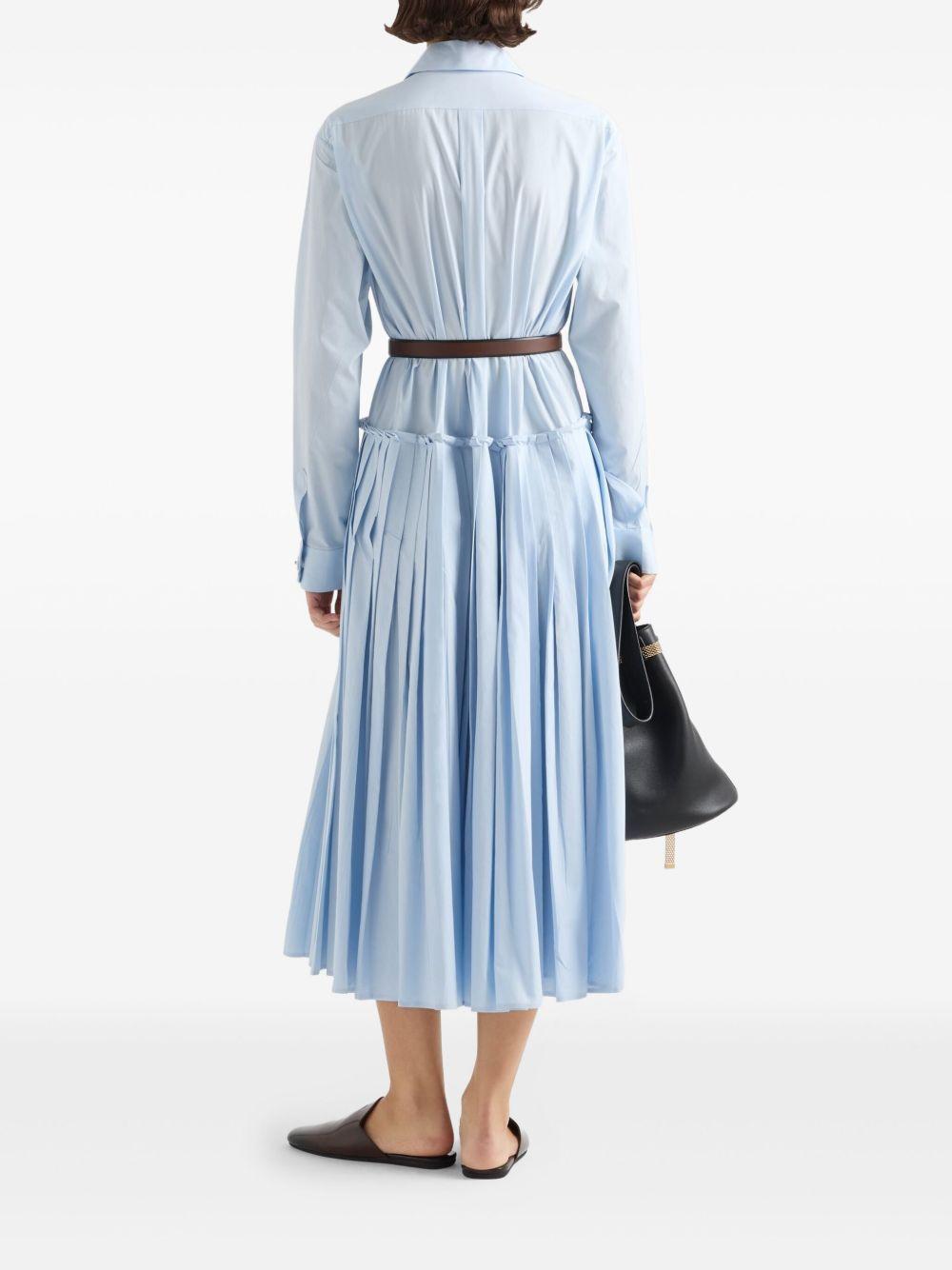 pleated poplin dress Product Image