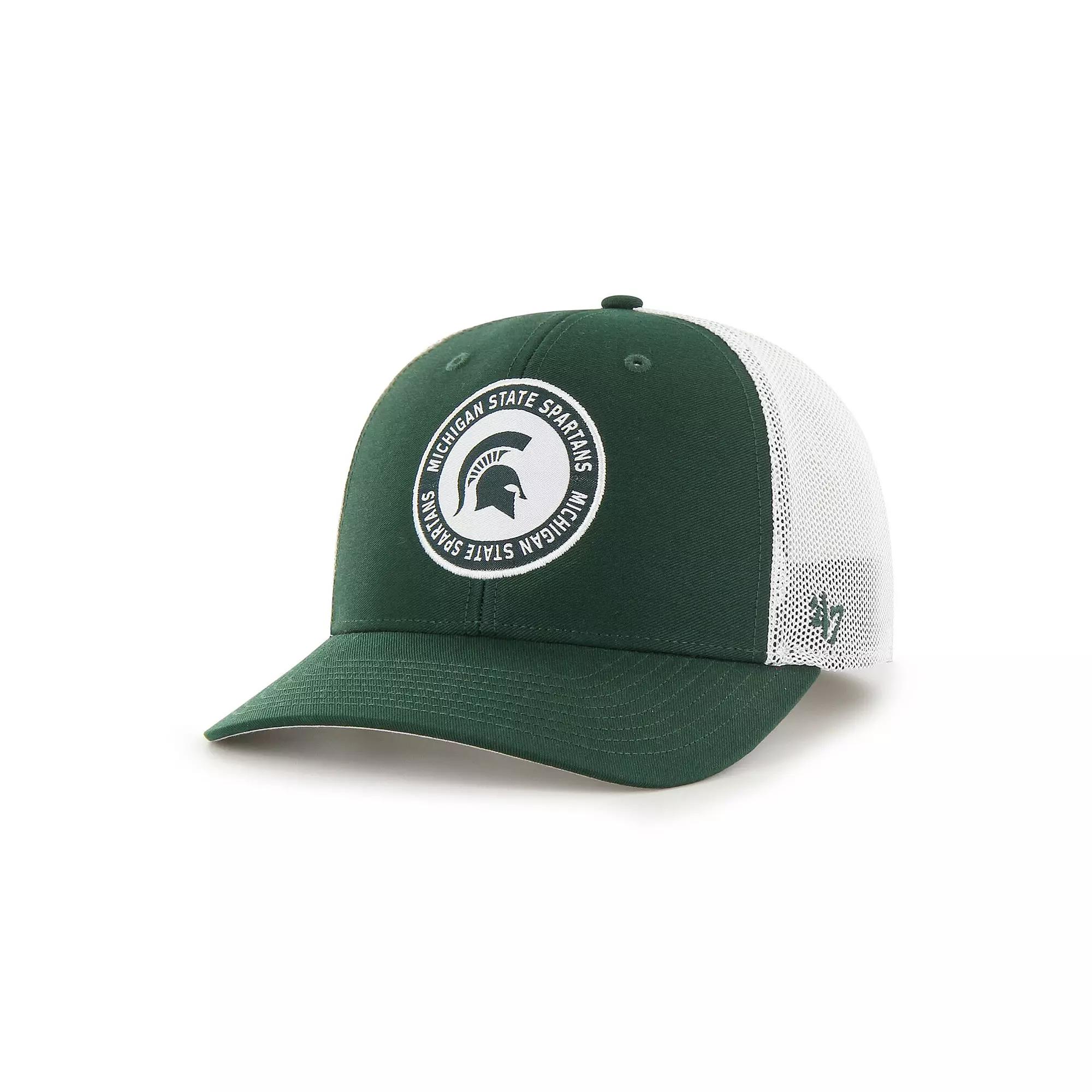Men's '47 Green Michigan State Spartans Unveil Trophy Flex Hat,  Product Image