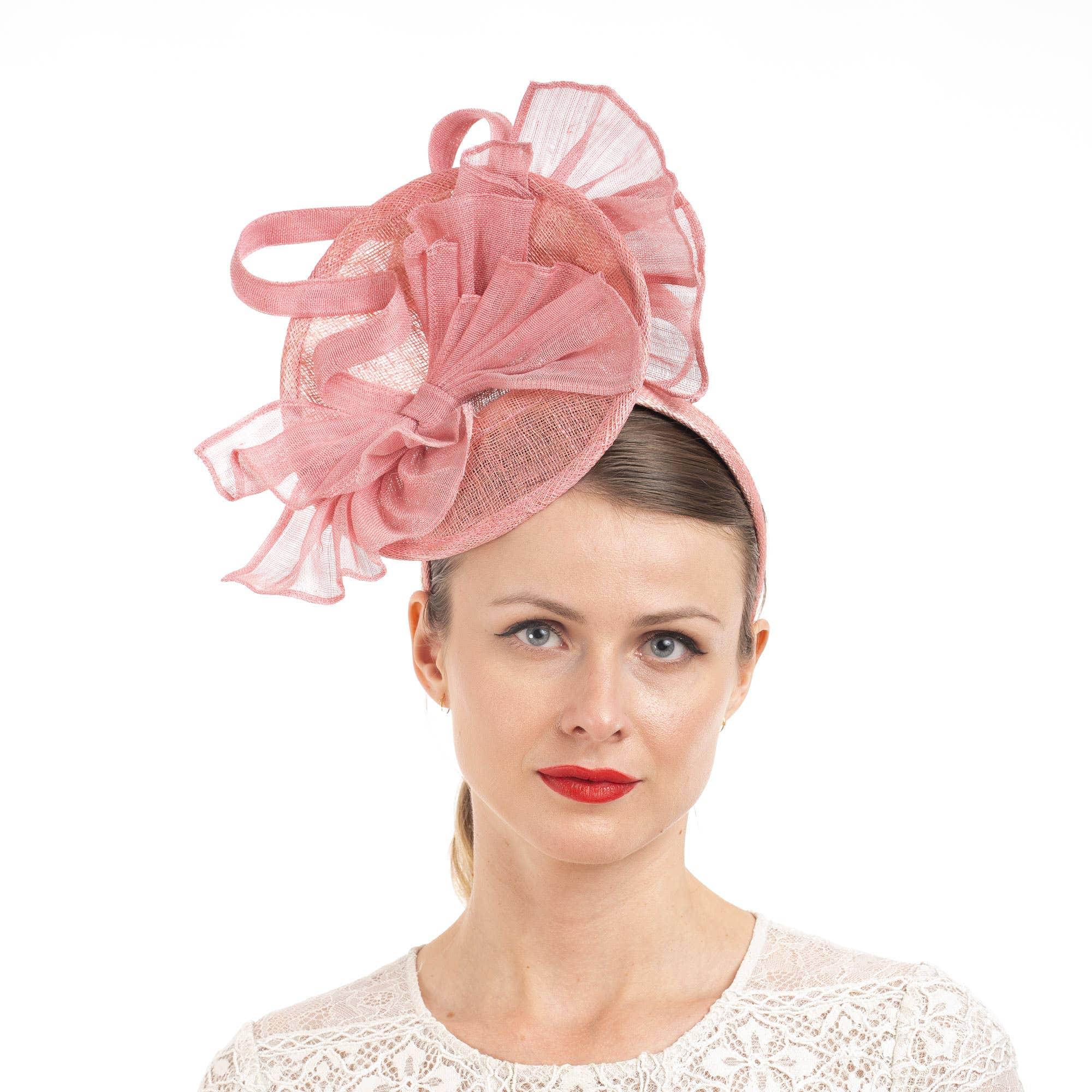 Round Sinamay Kentucky Derby Fascinator Product Image