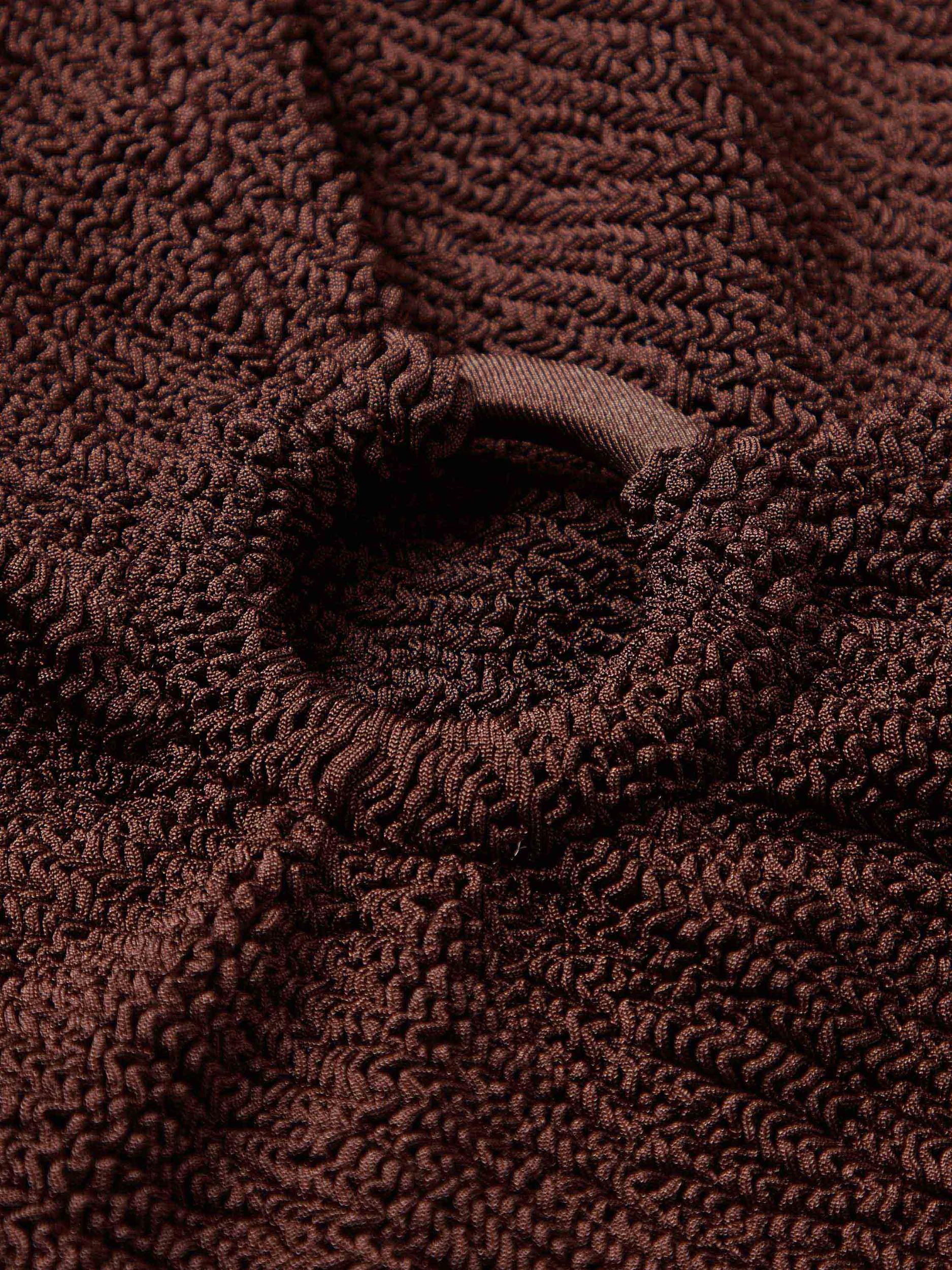 Coverage Celine Swim With Tonal Hoops - Metallic Chocolate Product Image