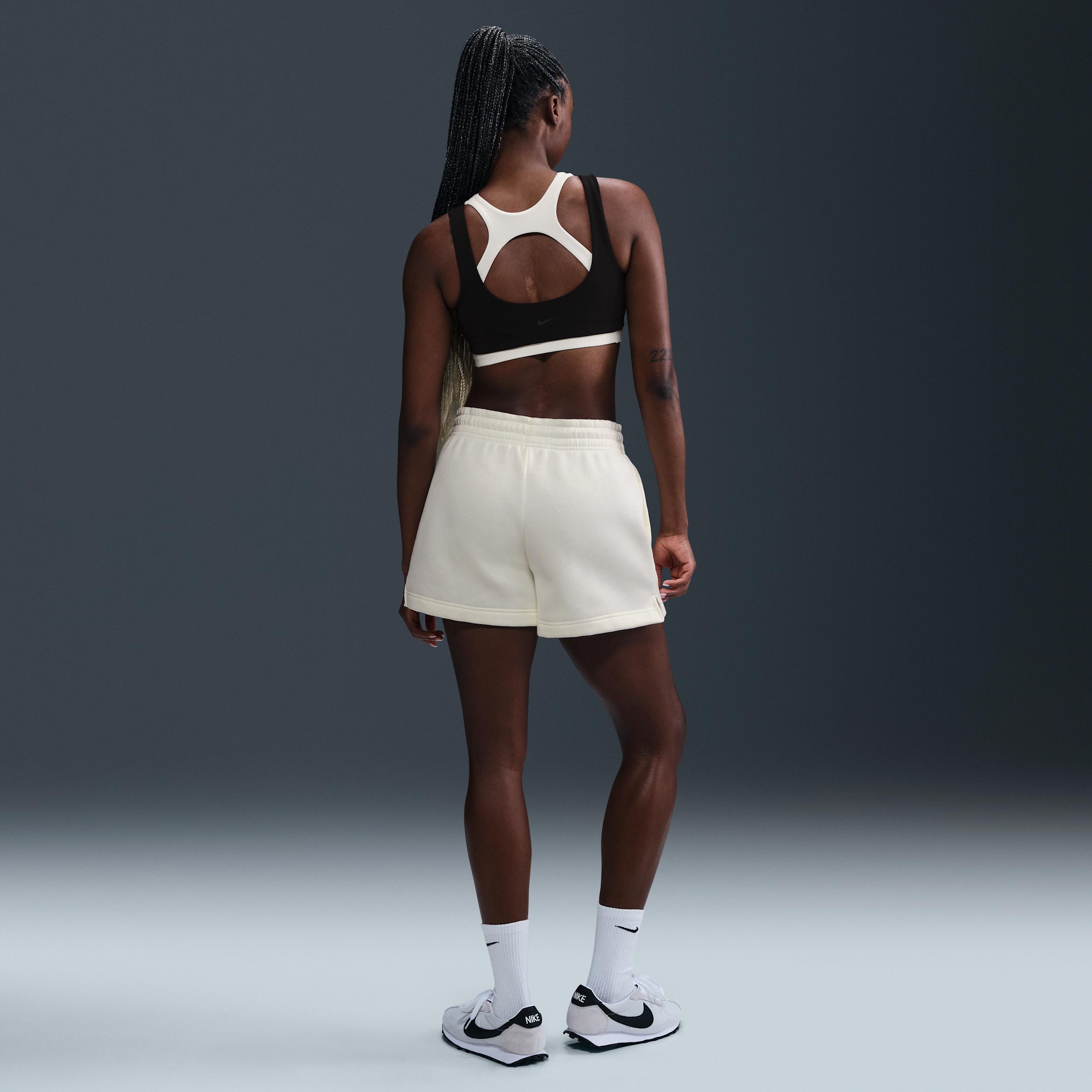 Womens Nike Sportswear Phoenix Fleece Mid-Rise 4 Shorts | IH2108-133 Product Image