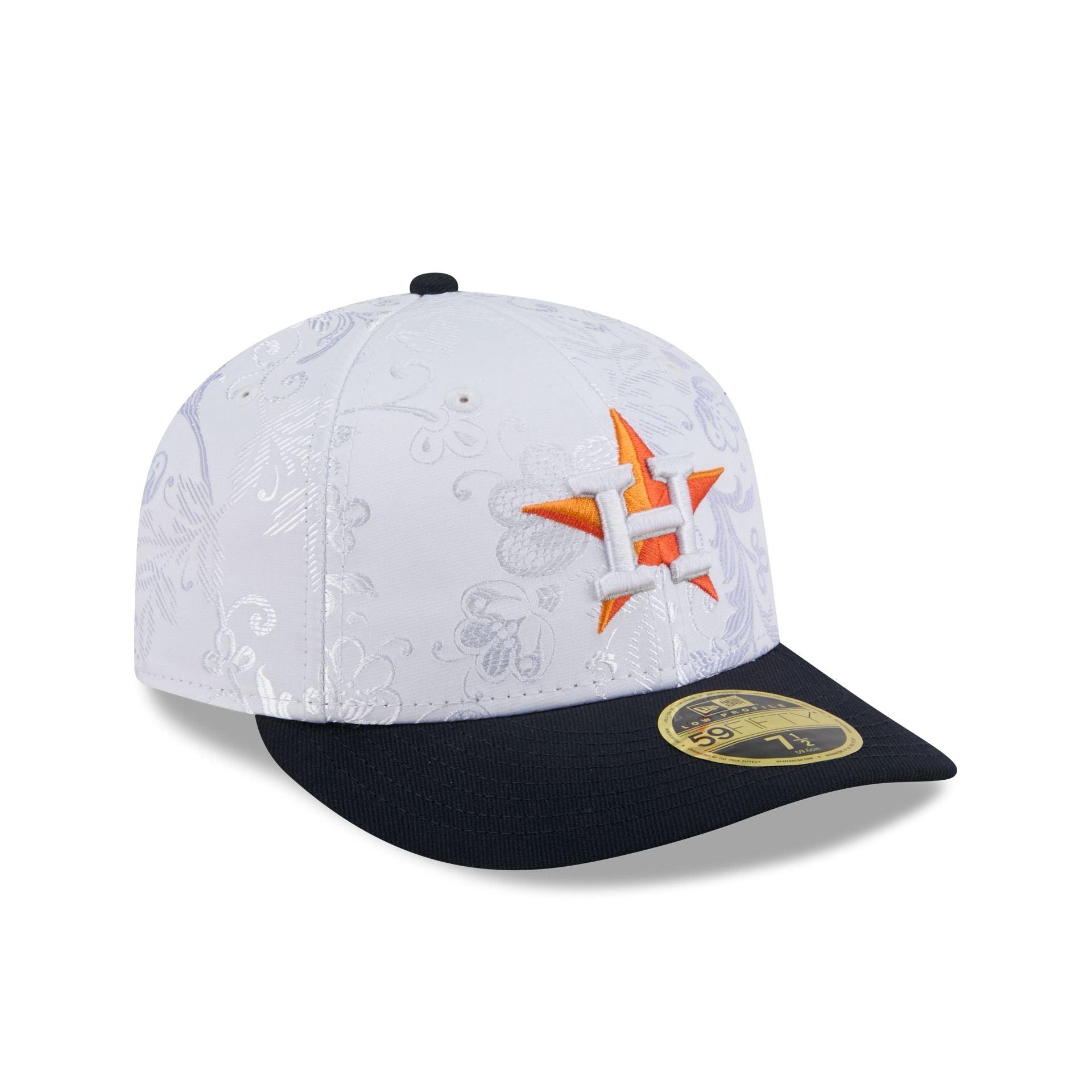 Houston Astros Floral Shine Low Profile 59FIFTY Fitted Hat Male Product Image
