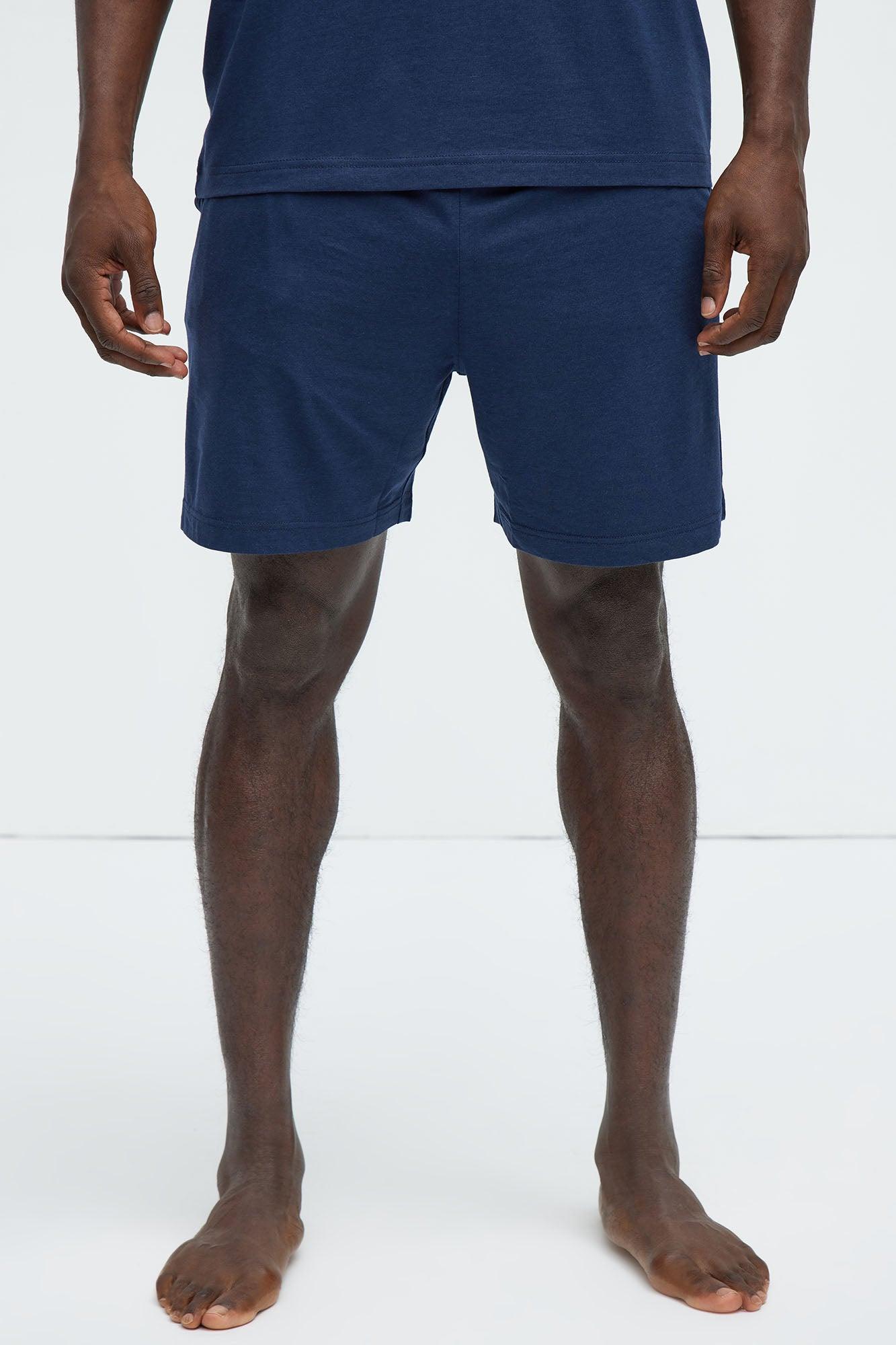 Essential Modal Lounge Shorts - Navy Product Image