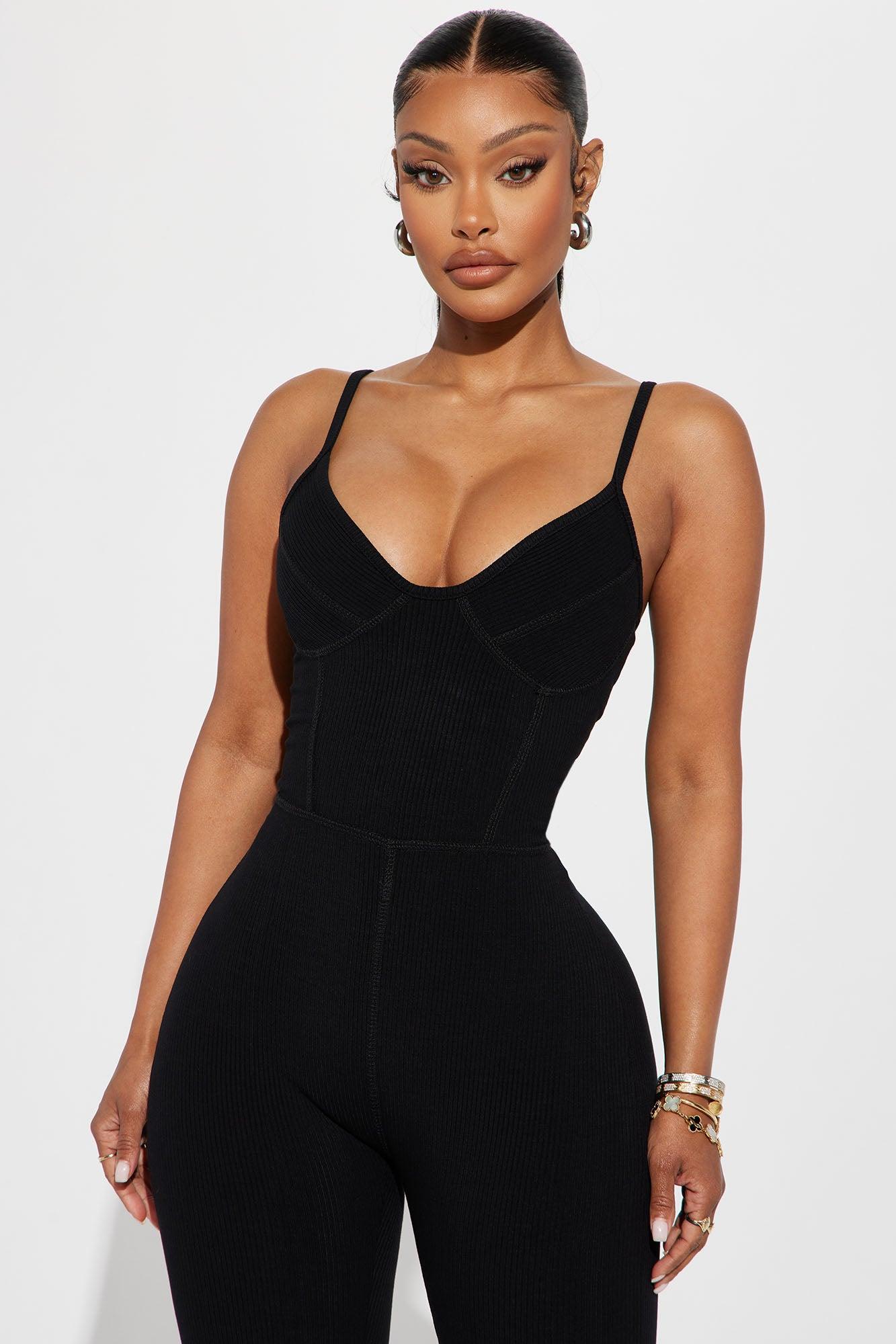 Cosmic Light Snatched Jumpsuit - Black Product Image