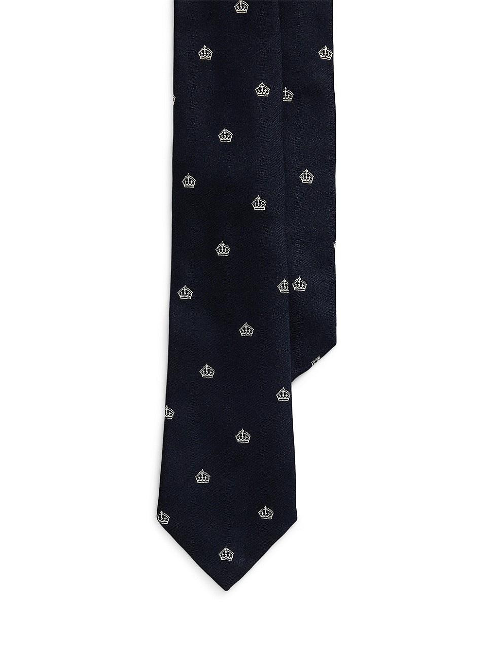 Mens Silk-Cashmere Club Tie Product Image