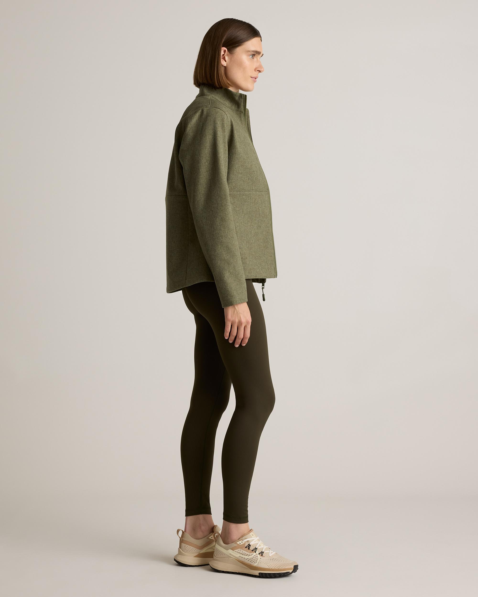 Quince | Women's Softshell Fleece-Lined Full-Zip Jacket Recycled Polyester Product Image