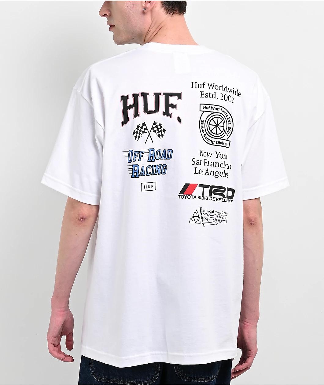 HUF x Toyota Racing Development Racing White T-Shirt Product Image
