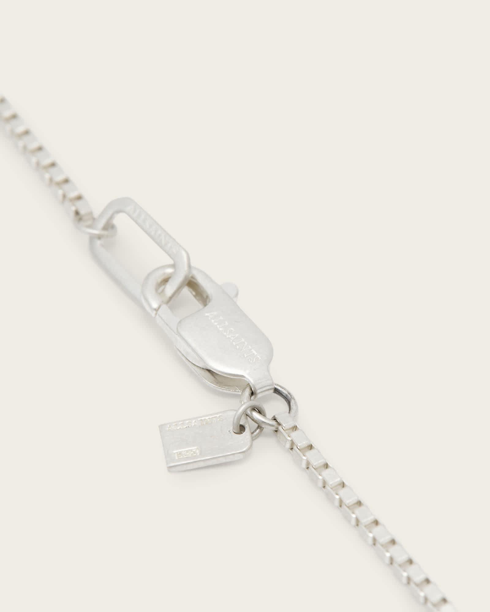 Leor Slim Chain Bracelet WARM SILVER | ALLSAINTS US Product Image