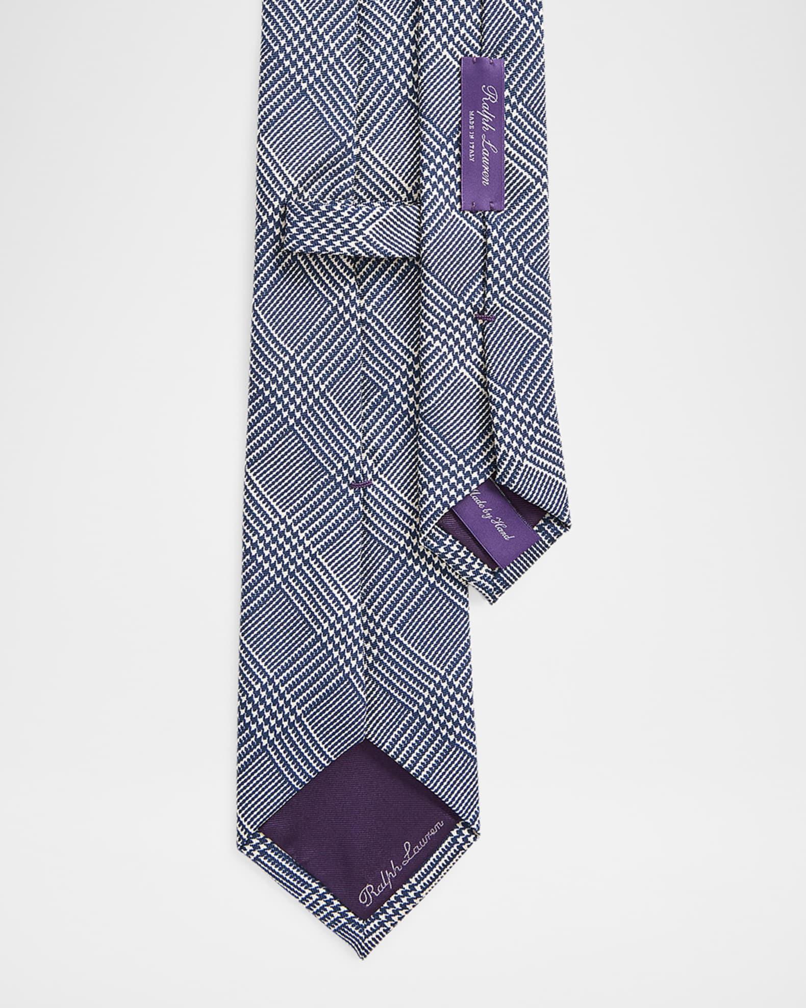 Men's Linen Glen Plaid Tie Product Image