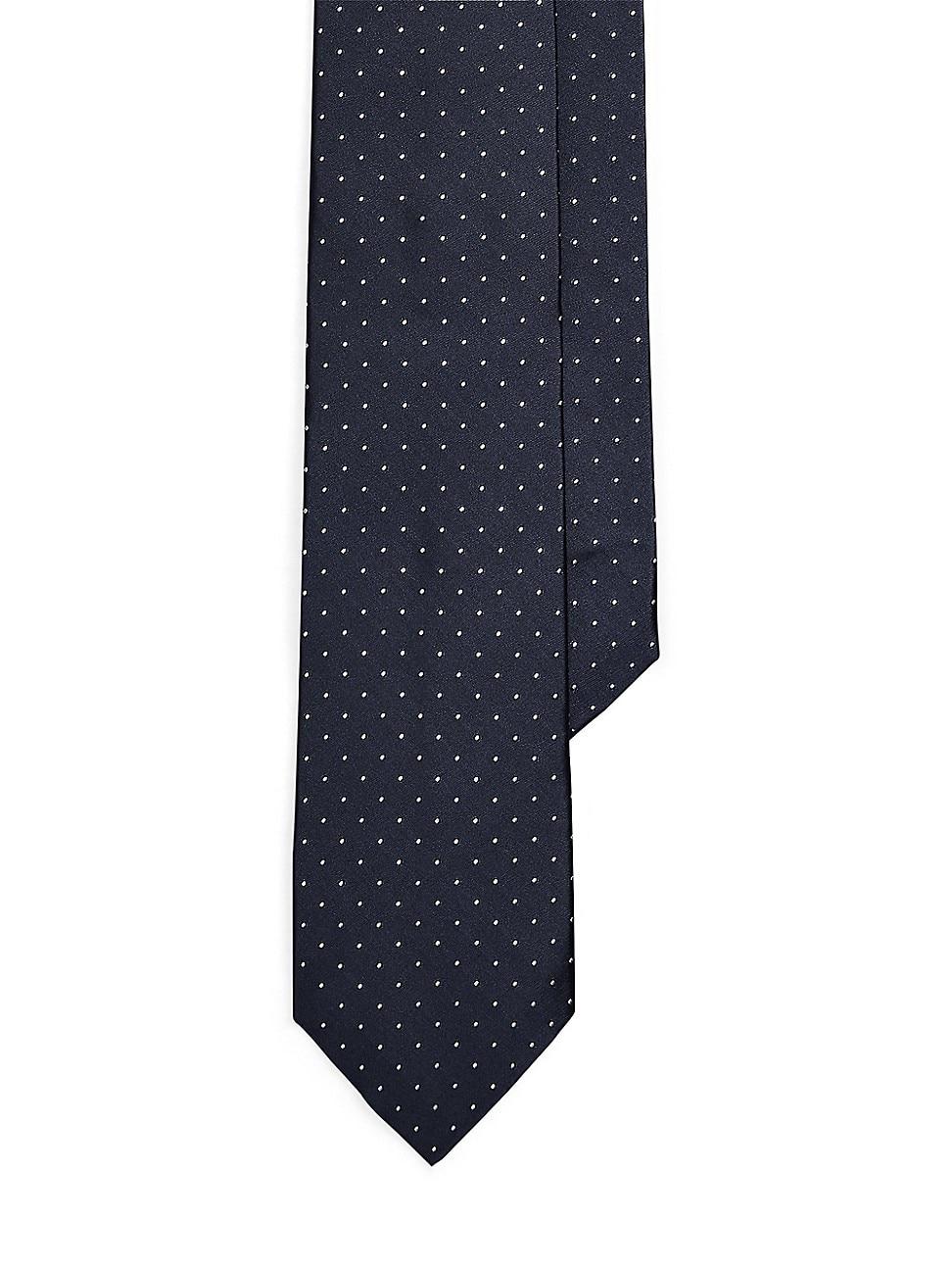 Mens Dot Silk Tie Product Image