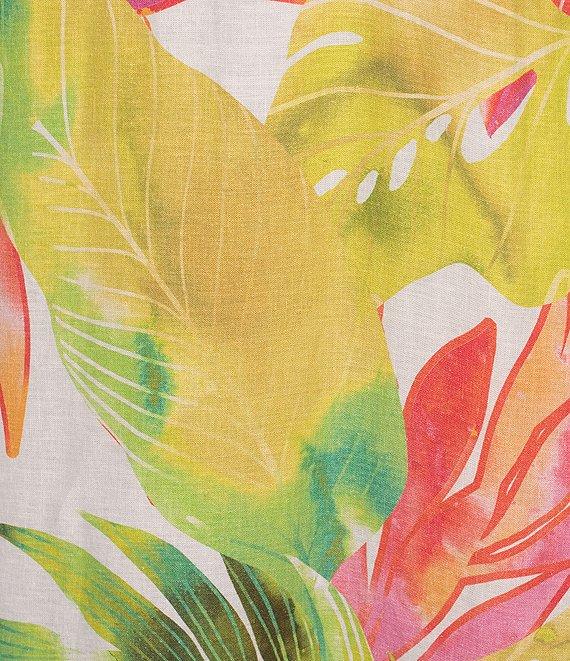 Tommy Bahama Tropicana Isle Printed V-Neck Sleeveless Spaghetti Strap A-Line Maxi Dress Product Image