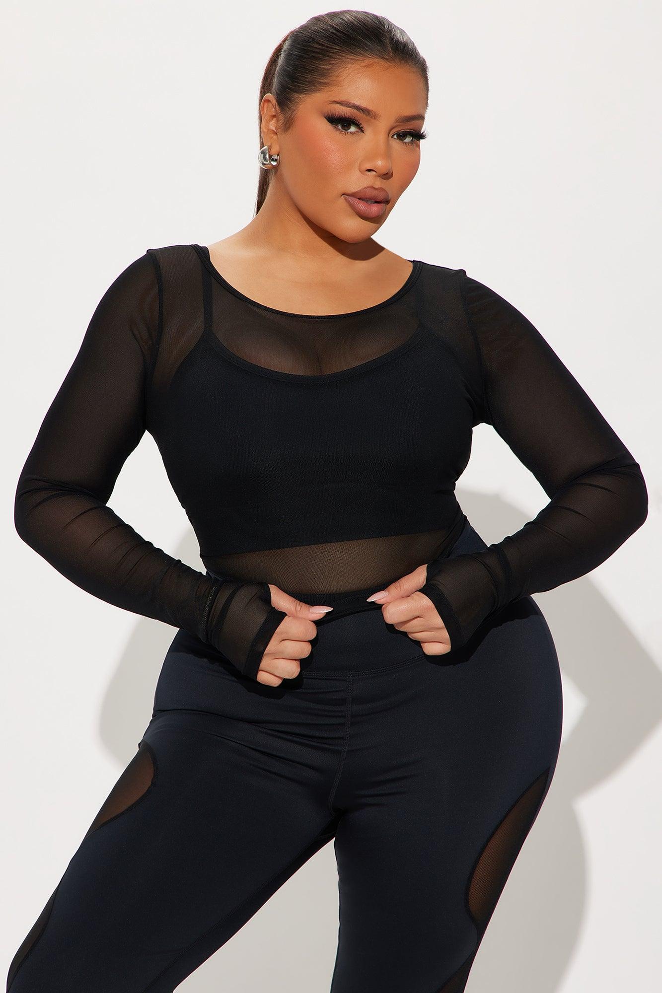 Pedals and Poses Elevate Active Twofer Top - Black Product Image