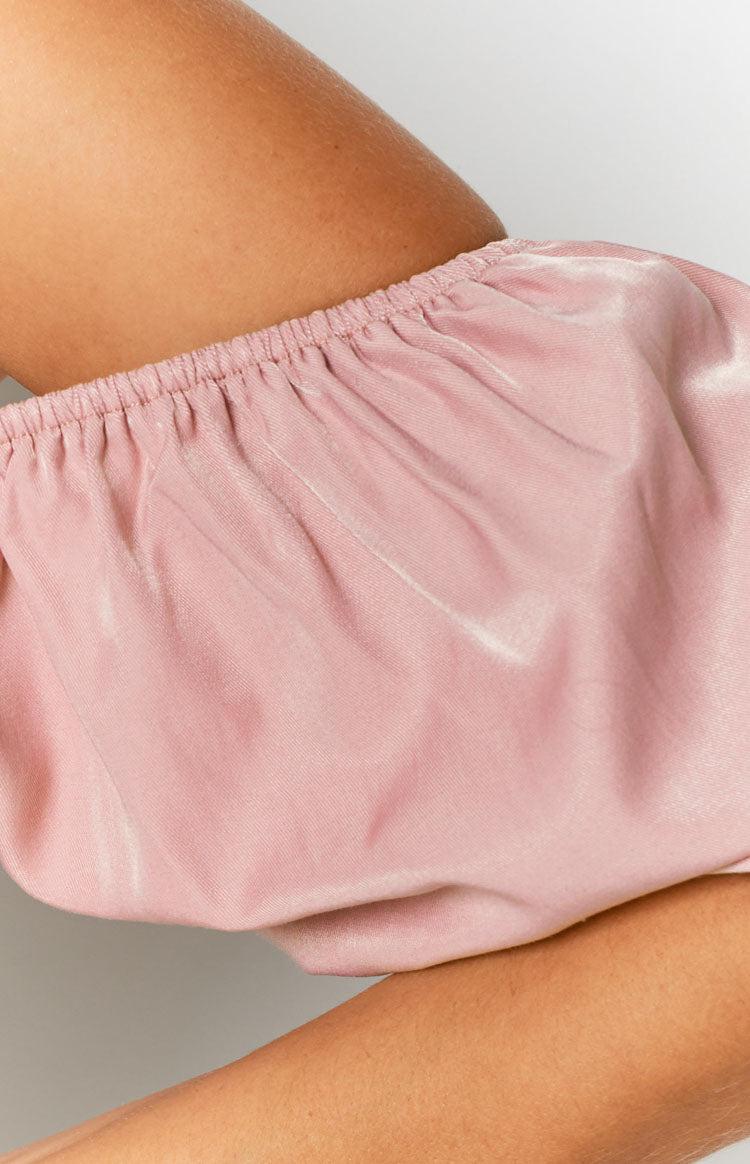 Selbie Puff Sleeve Top Pink Baby Product Image