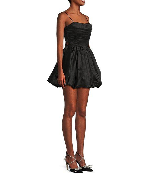 B. Darlin Spaghetti Strap Shirred Bubble Dress Product Image