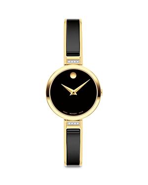 Womens Moda Bangle Goldtone Stainless Steel & Ceramic Watch Product Image