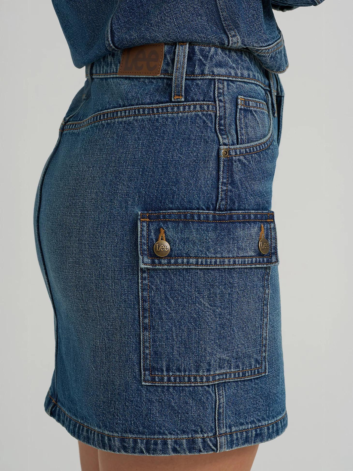 Women's Denim Cargo Skirt | Women's Skirts & Dresses | Lee® Product Image