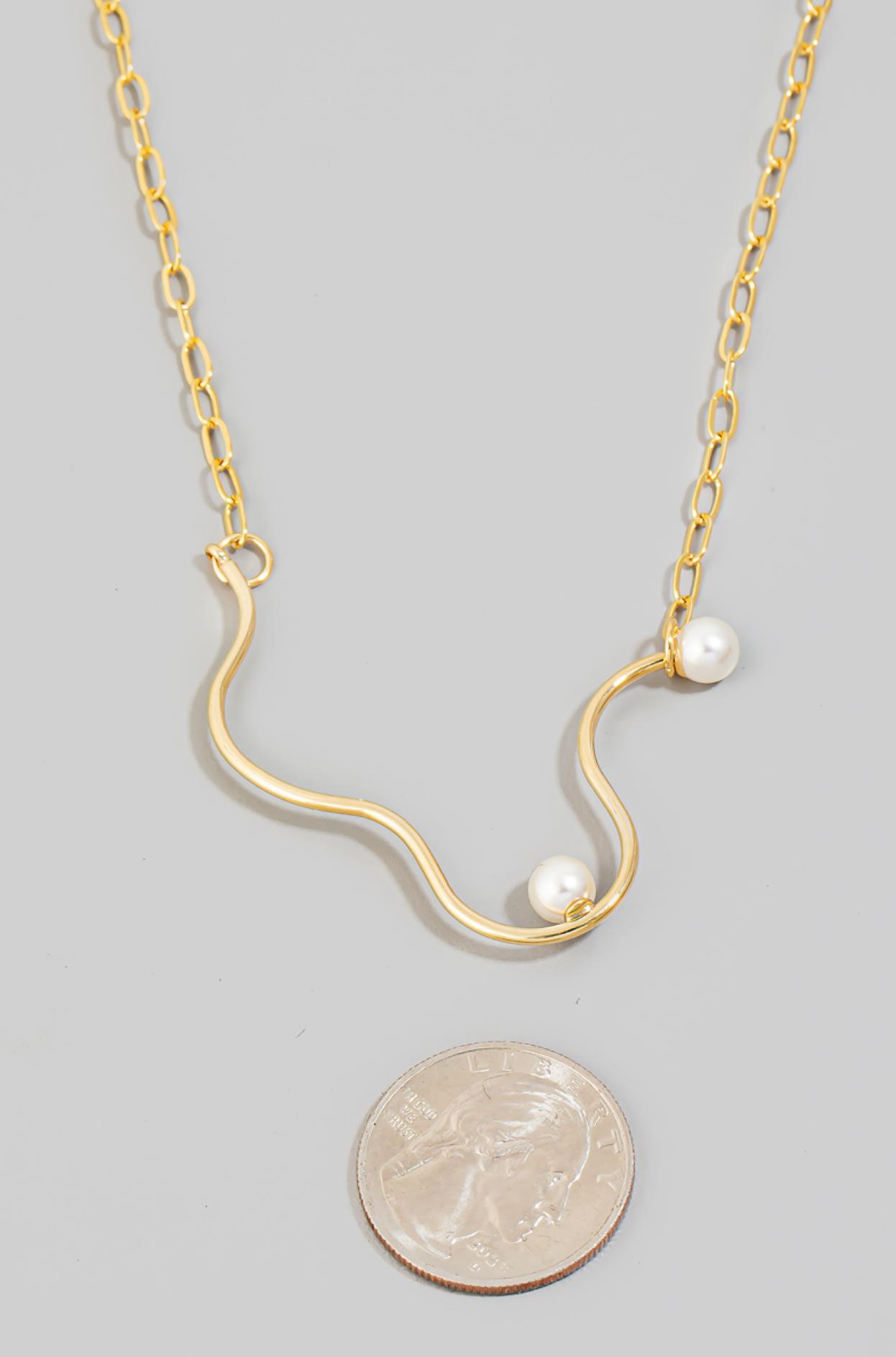 Pearl Statement Necklace Product Image