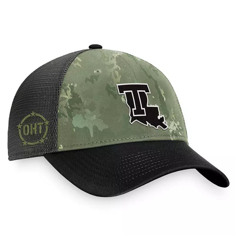 Men's Top of the World Hunter Green/Gray LSU Tigers OHT Military Appreciation Unit Trucker Adjustable Hat, Team Product Image