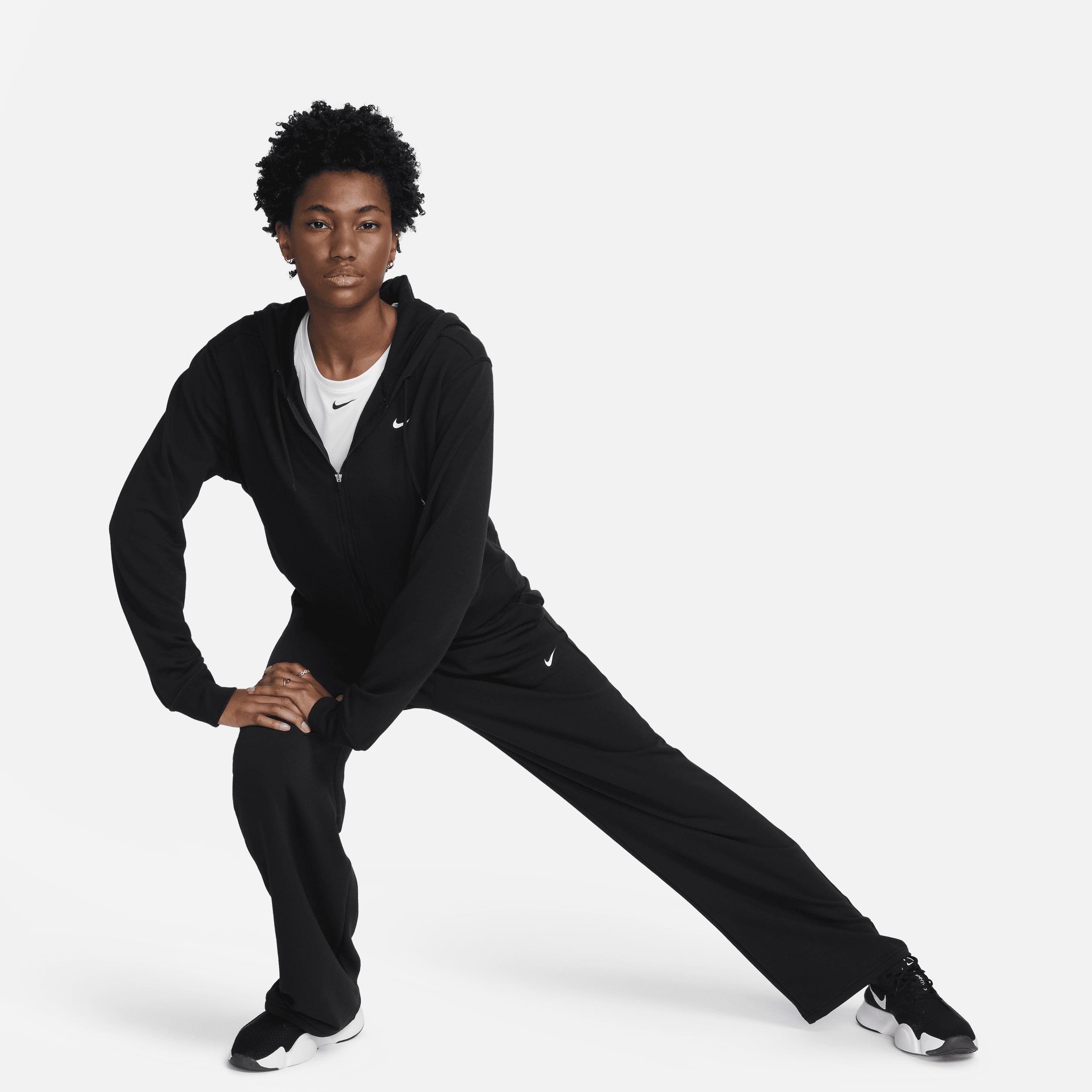 Nike Womens Dri-FIT One Full-Zip French Terry Hoodie | FB5198-010 Product Image