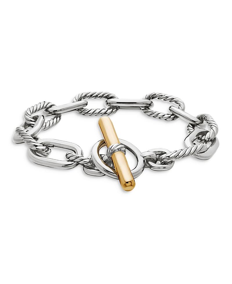 David Yurman 18K Yellow Gold & Sterling Silver Dy Madison Toggle Chain Link Bracelet, 11mm Product Image