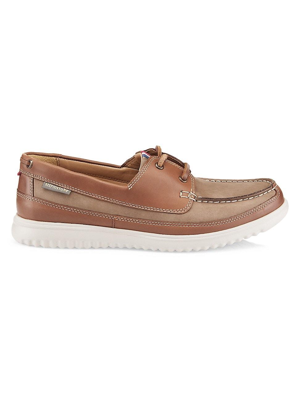 Mens Trevis Leather Boat Shoes Product Image