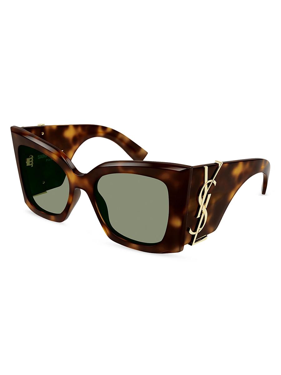 Womens Monogram Acetate 54MM Blaze Rectangular Sunglasses Product Image