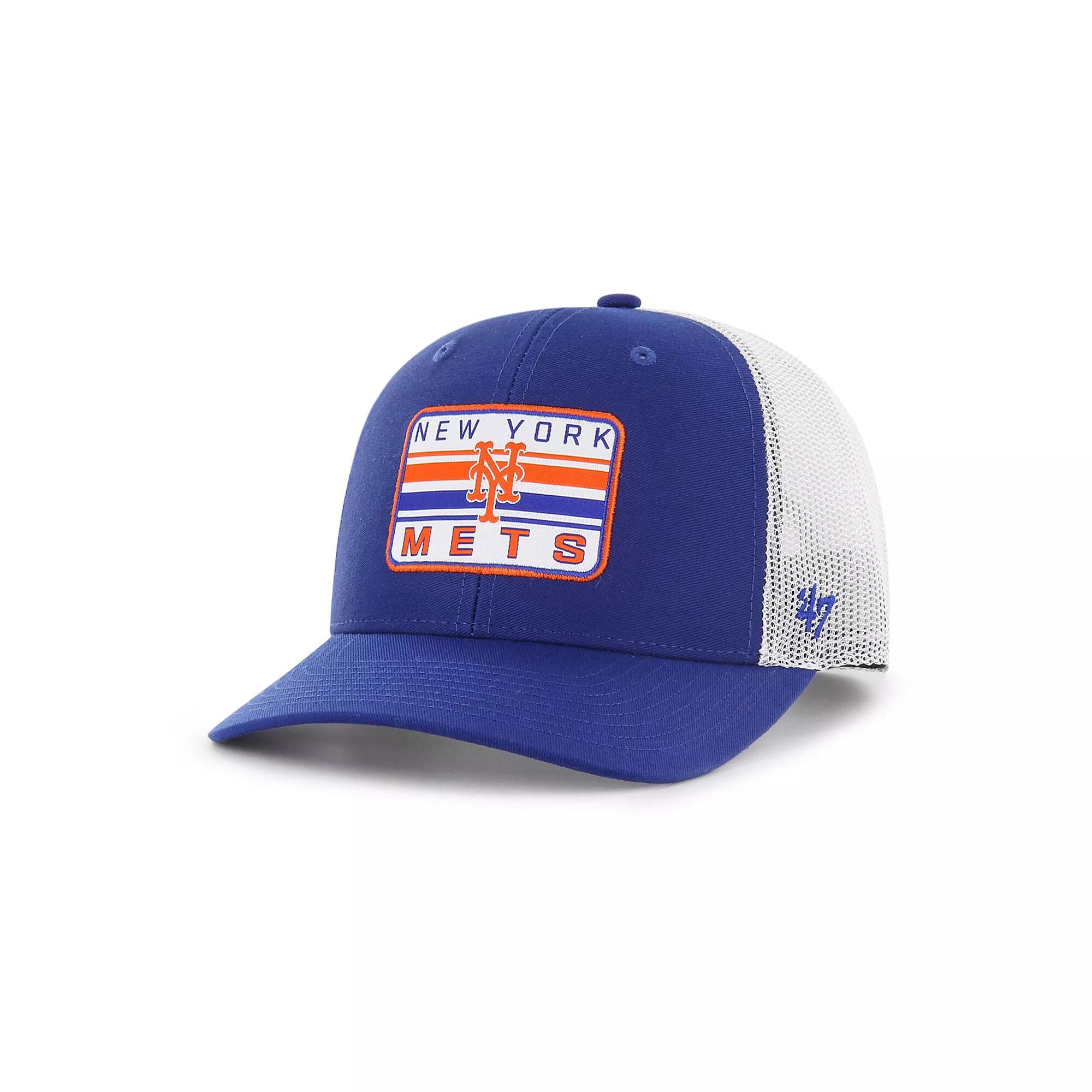 Men's '47 Royal New York Mets Drifter Trucker Adjustable Hat, Blue Product Image