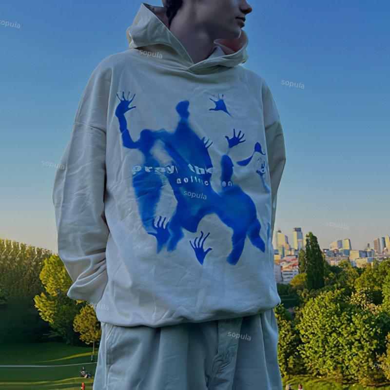 Aelfric Eden Abstraction Shadow Graphic Pullover Hoodie Product Image